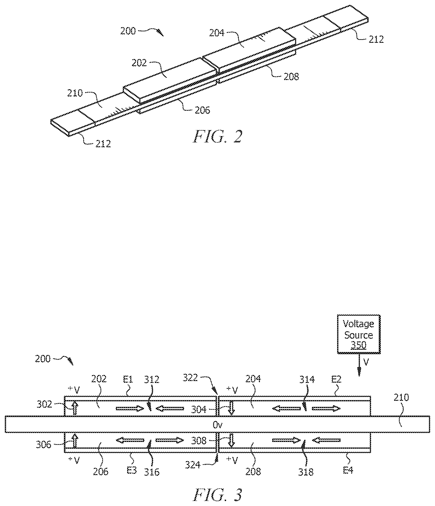 Patent US12360266 Figure 3 – Acoustic transducer with piezoelectric elements having different polarities
