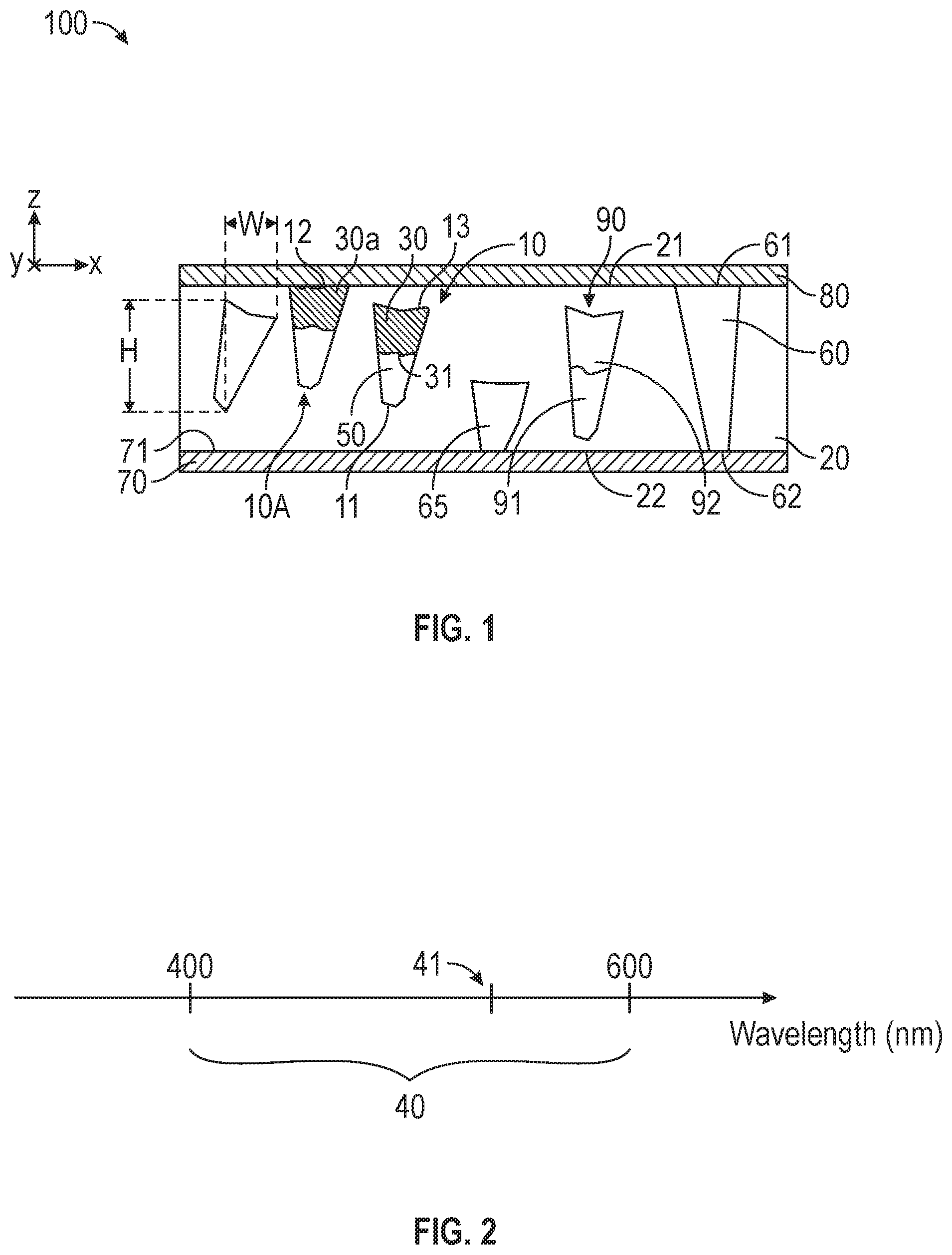 Patent US12360295 Figure 1 – Patterned light control film