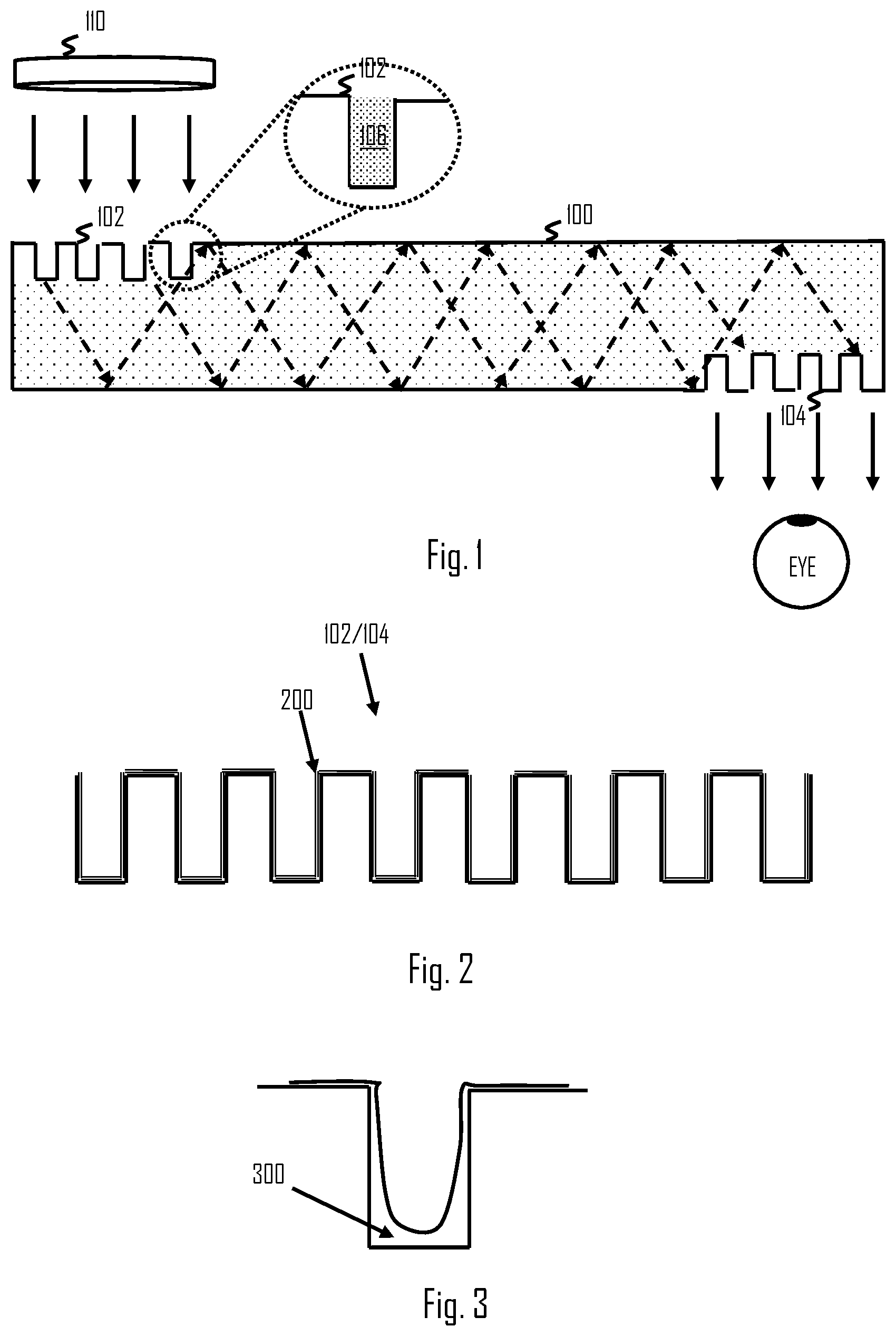 Patent US12360305 Figure 1 – Optical waveguide for augmented reality display