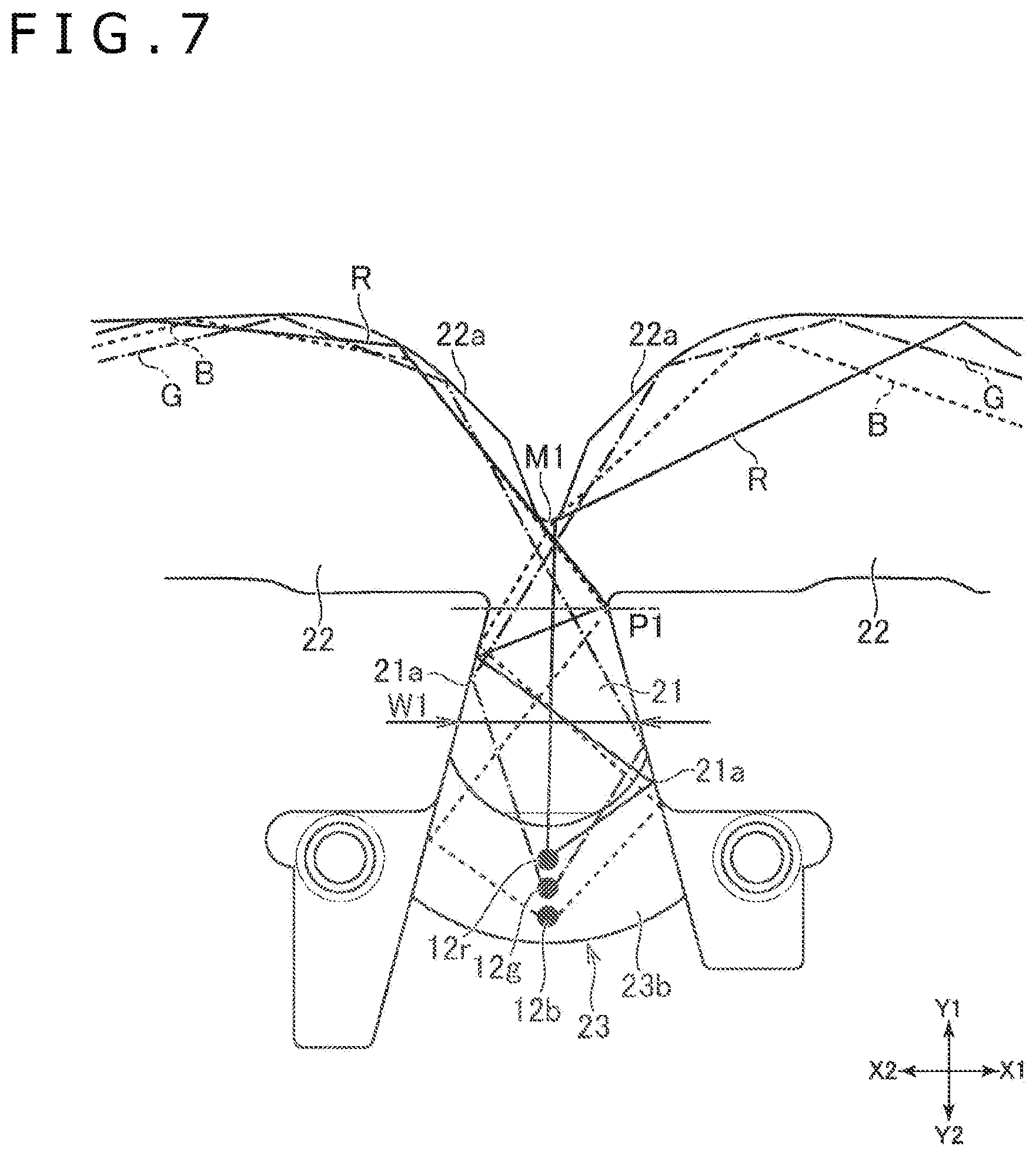Patent US12360317 Figure 7 – Light guide member and electronic equipment