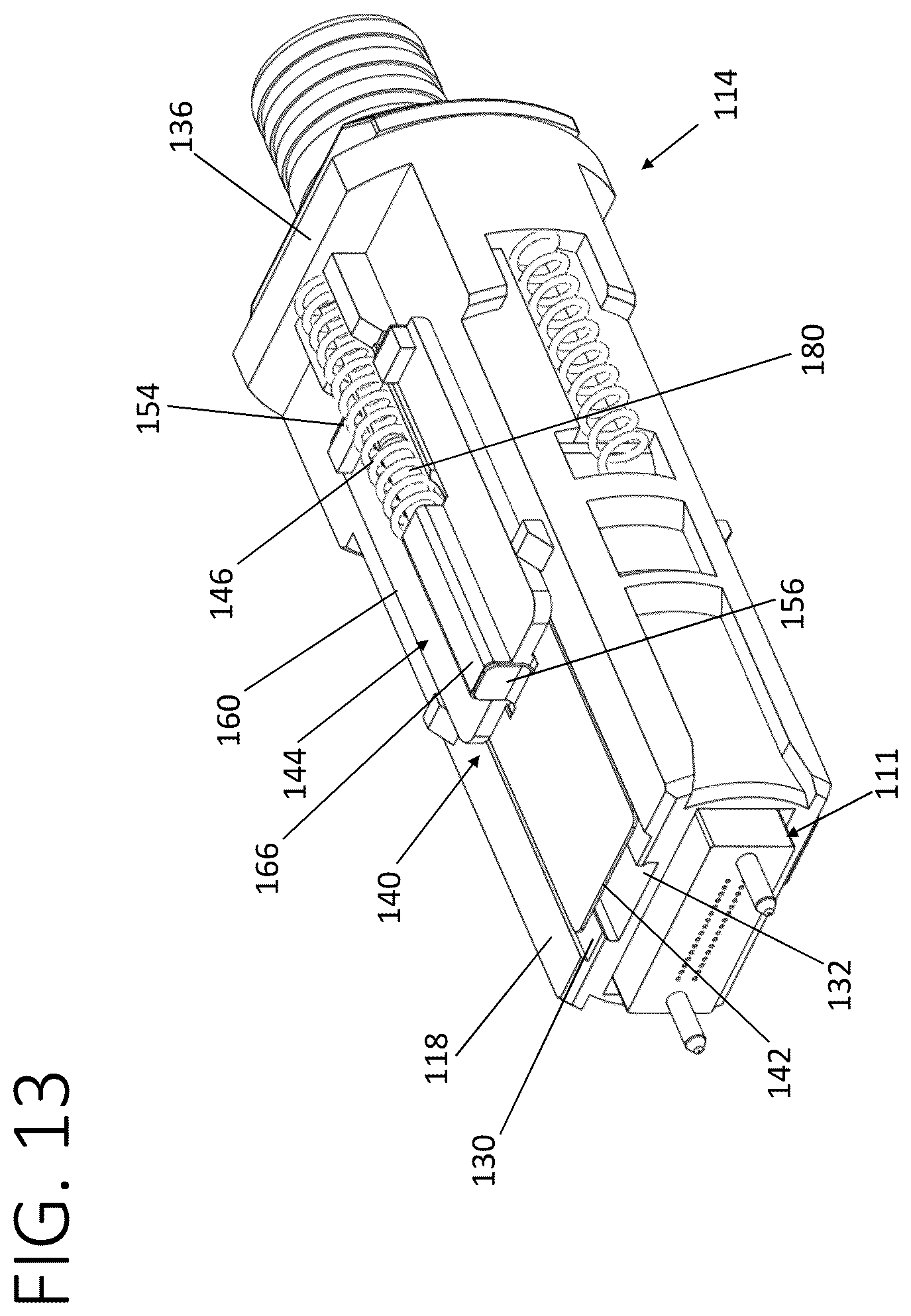 Patent US12360320 Figure 13 – Fiber optic connector