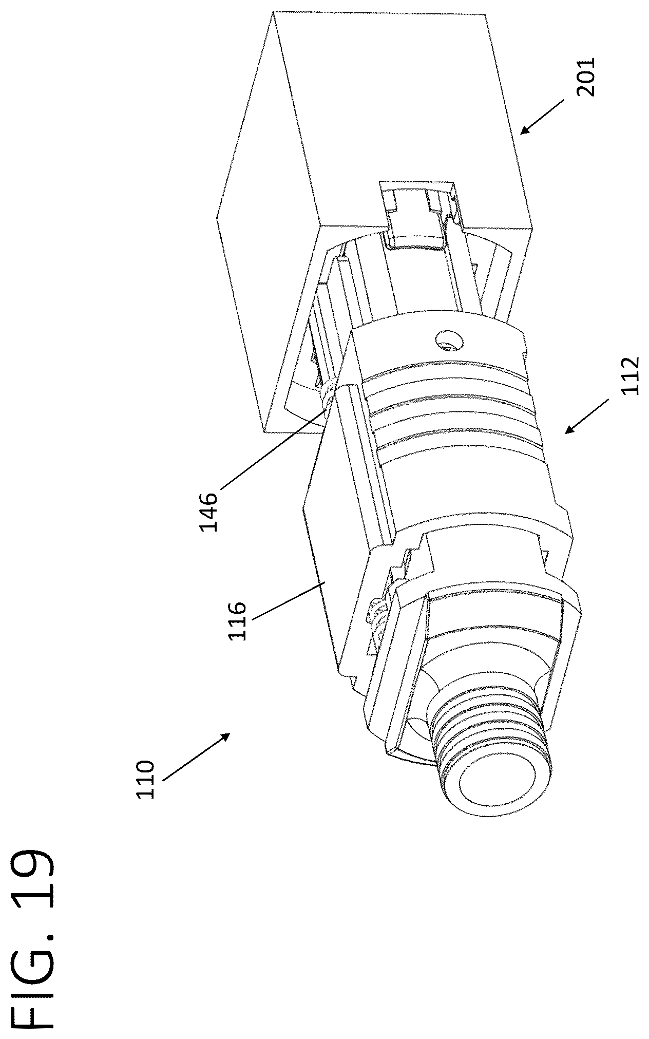 Patent US12360320 Figure 19 – Fiber optic connector