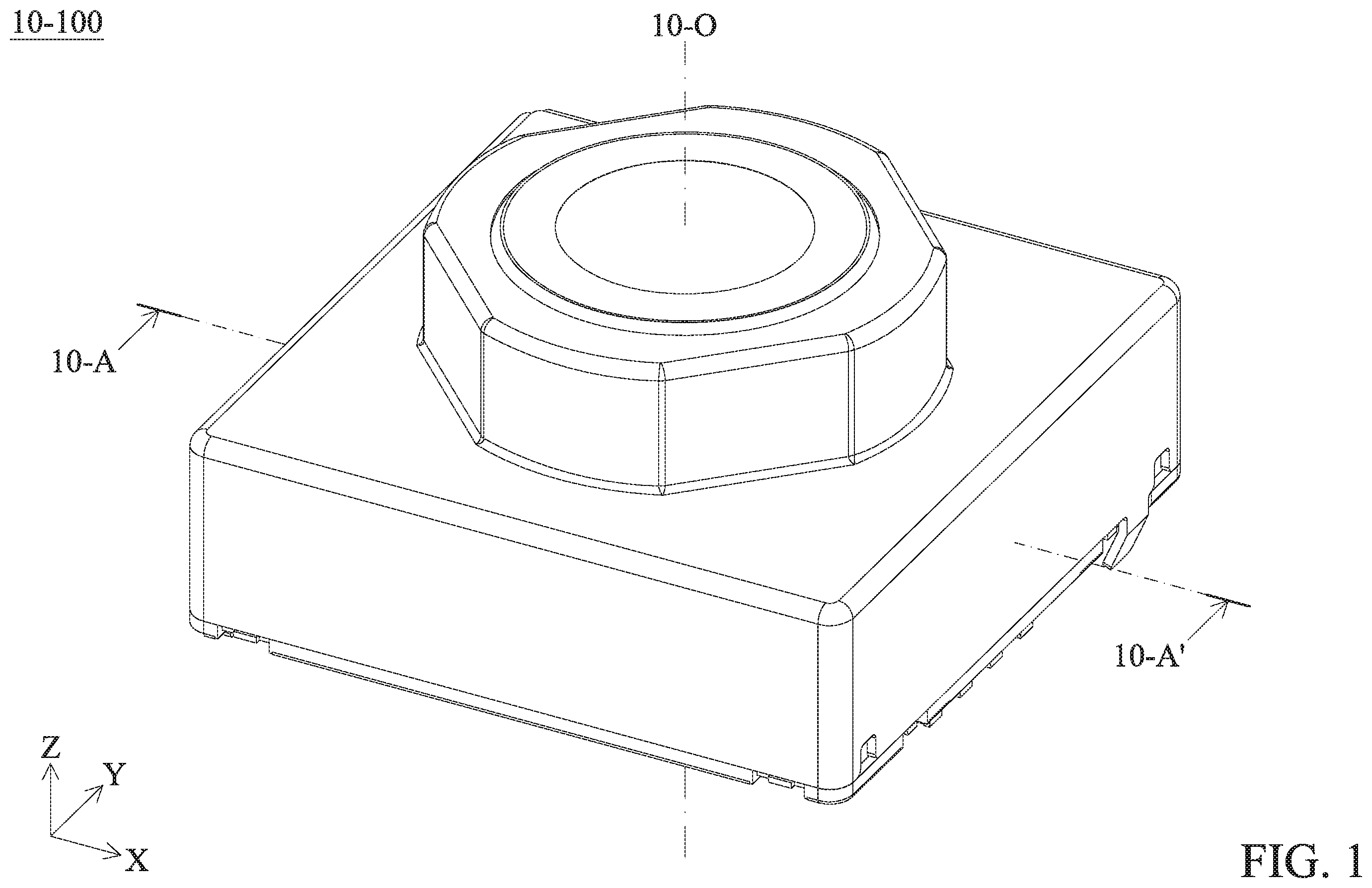 Patent US12360329 Figure 1 – Optical system