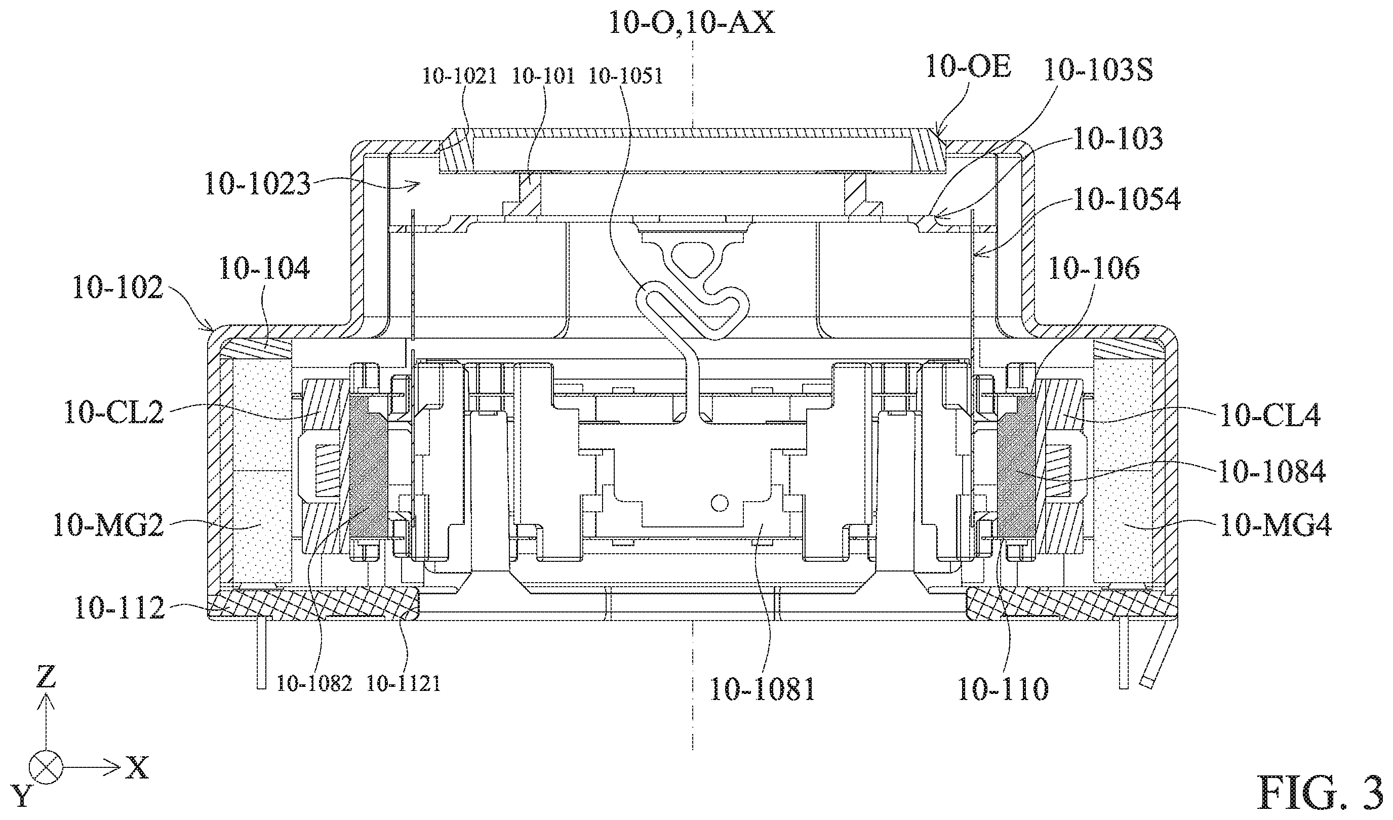 Patent US12360329 Figure 3 – Optical system