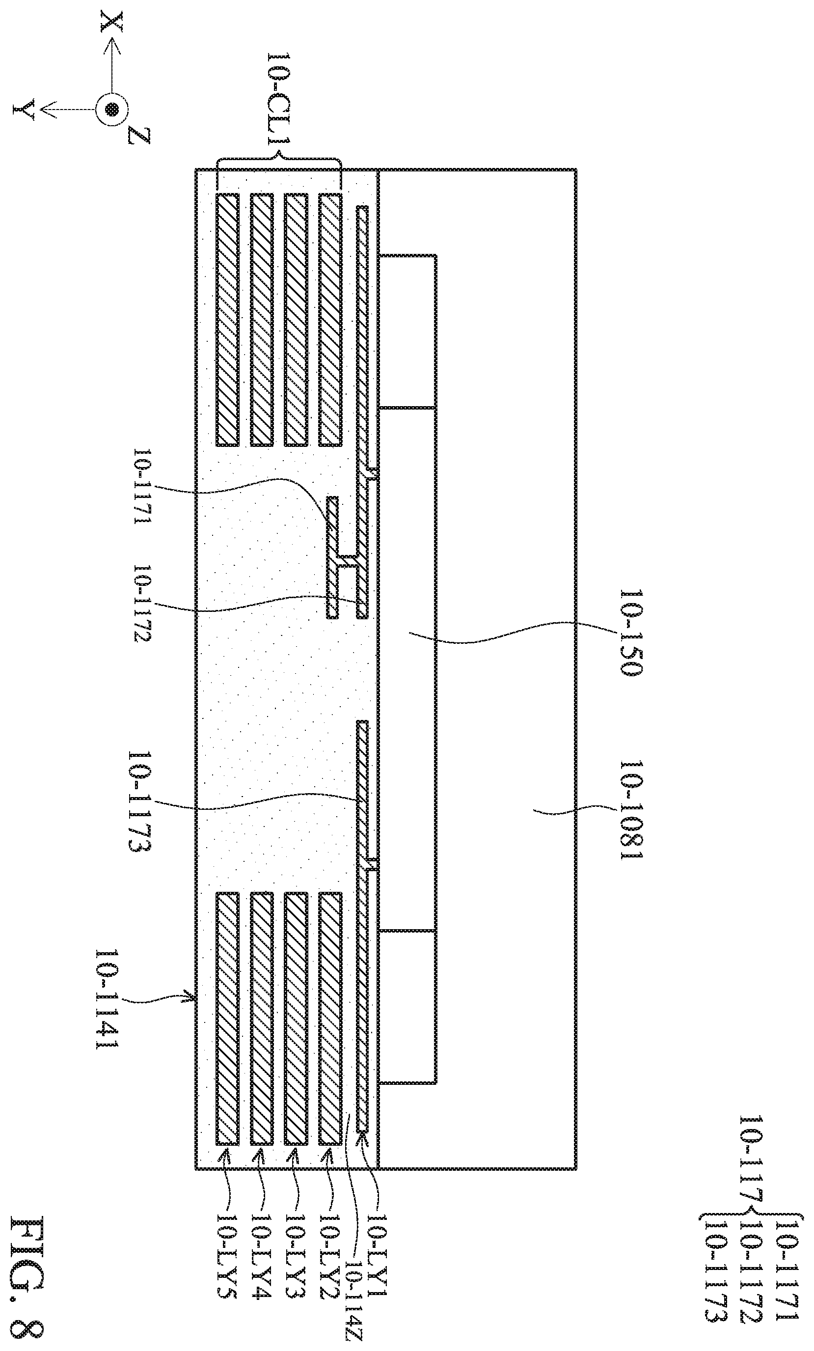 Patent US12360329 Figure 8 – Optical system