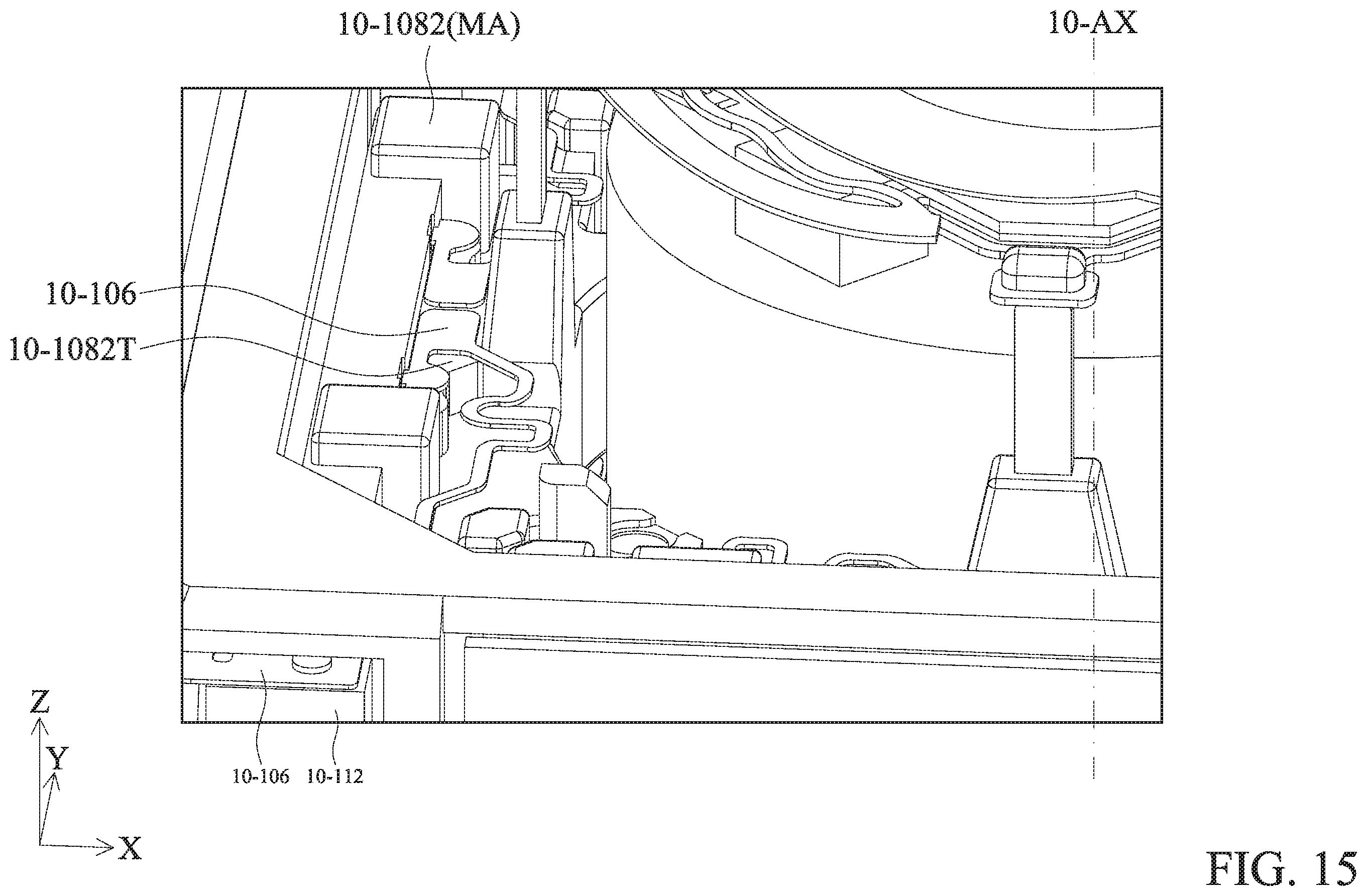 Patent US12360329 Figure 15 – Optical system