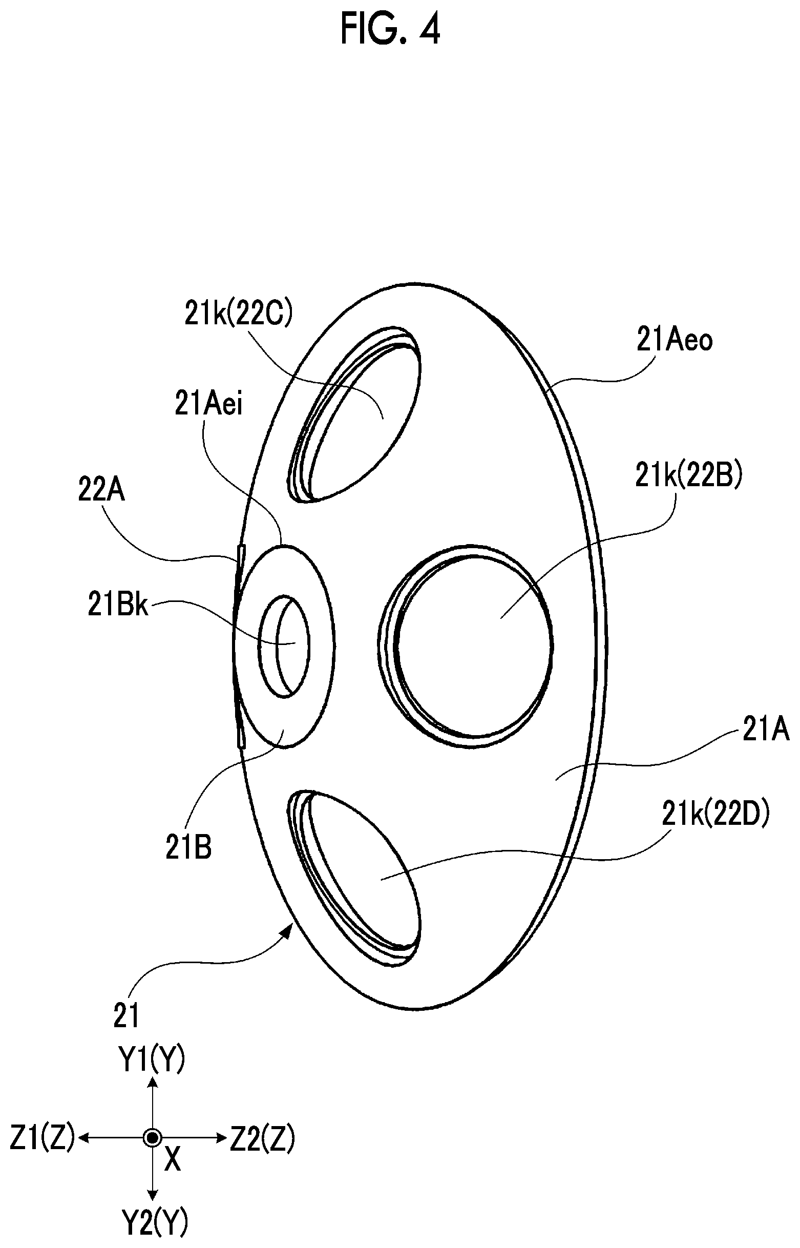 Patent US12360335 Figure 4 – Optical system, lens device, imaging device, and projection device