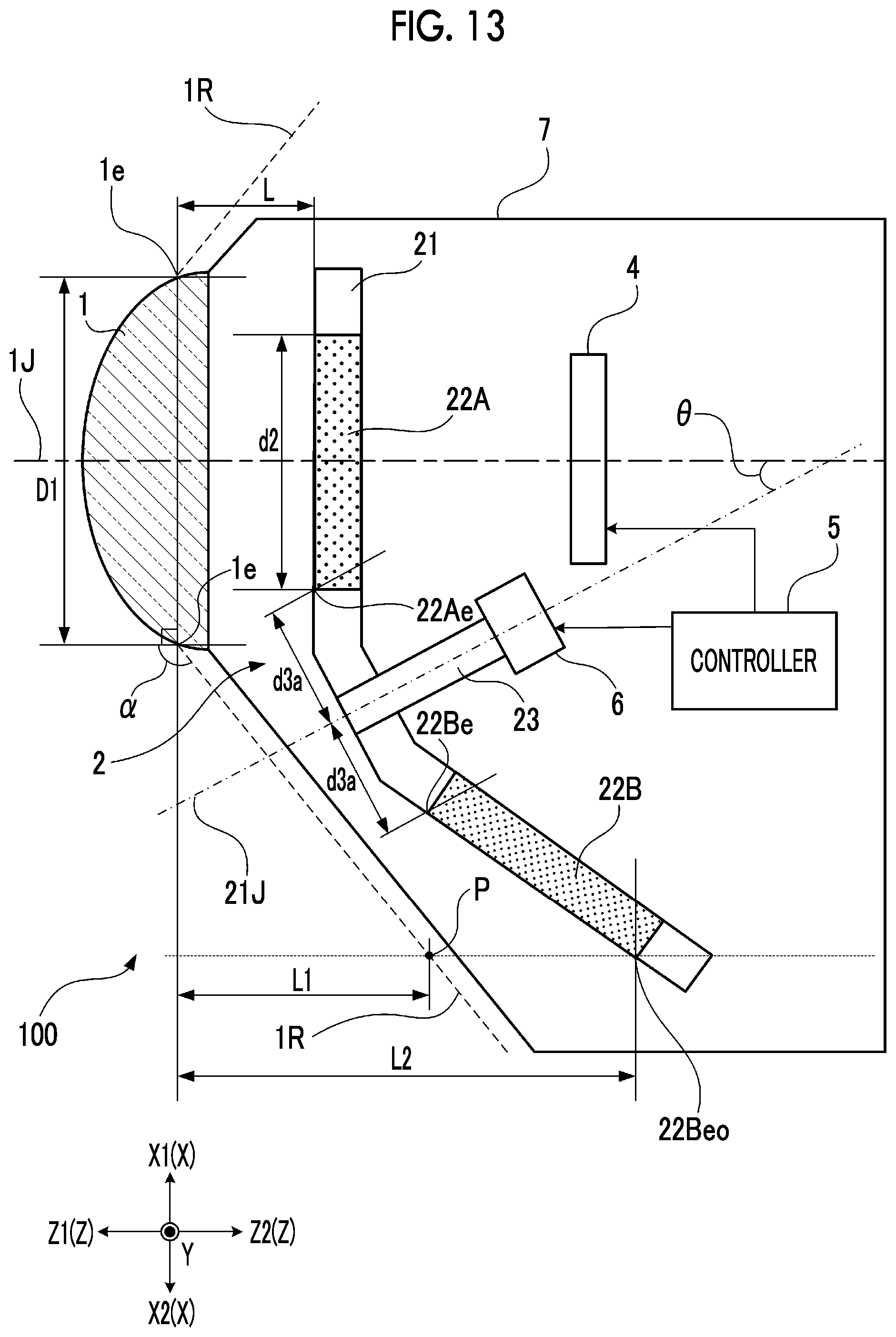 Patent US12360335 Figure 13 – Optical system, lens device, imaging device, and projection device
