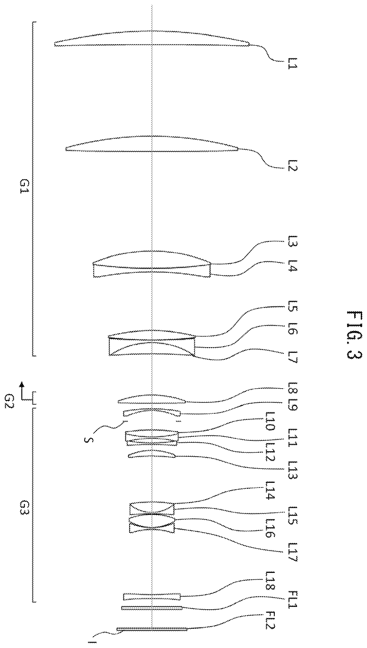 Patent US12360340 Figure 3 – Optical system, optical apparatus, and method for manufacturing optical system
