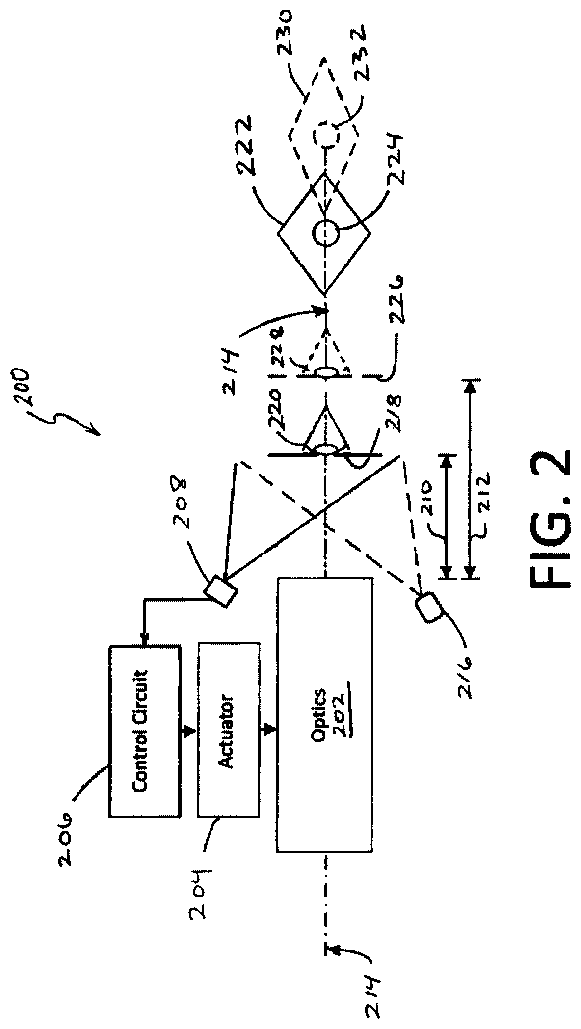 Patent US12360354 Figure 3 – Optical sighting devices and methods for automatically adjusting an eyebox