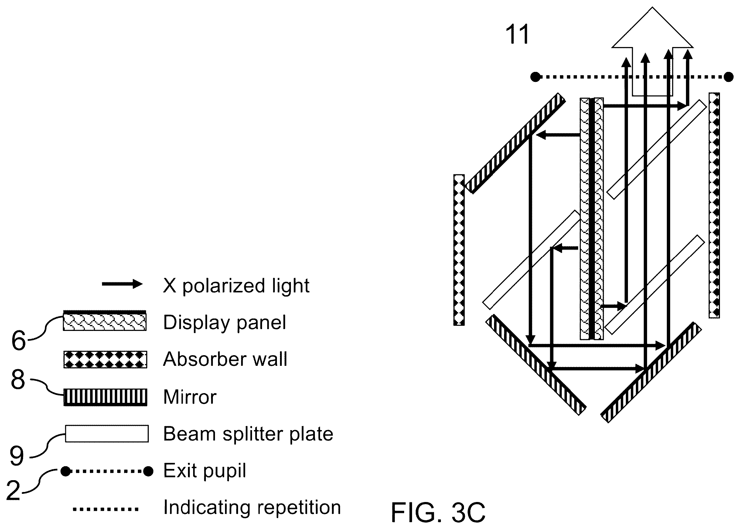 Patent US12360366 Figure 5 – Systems and methods for integrating into a vehicle virtual display systems using field evolving cavities and curved components