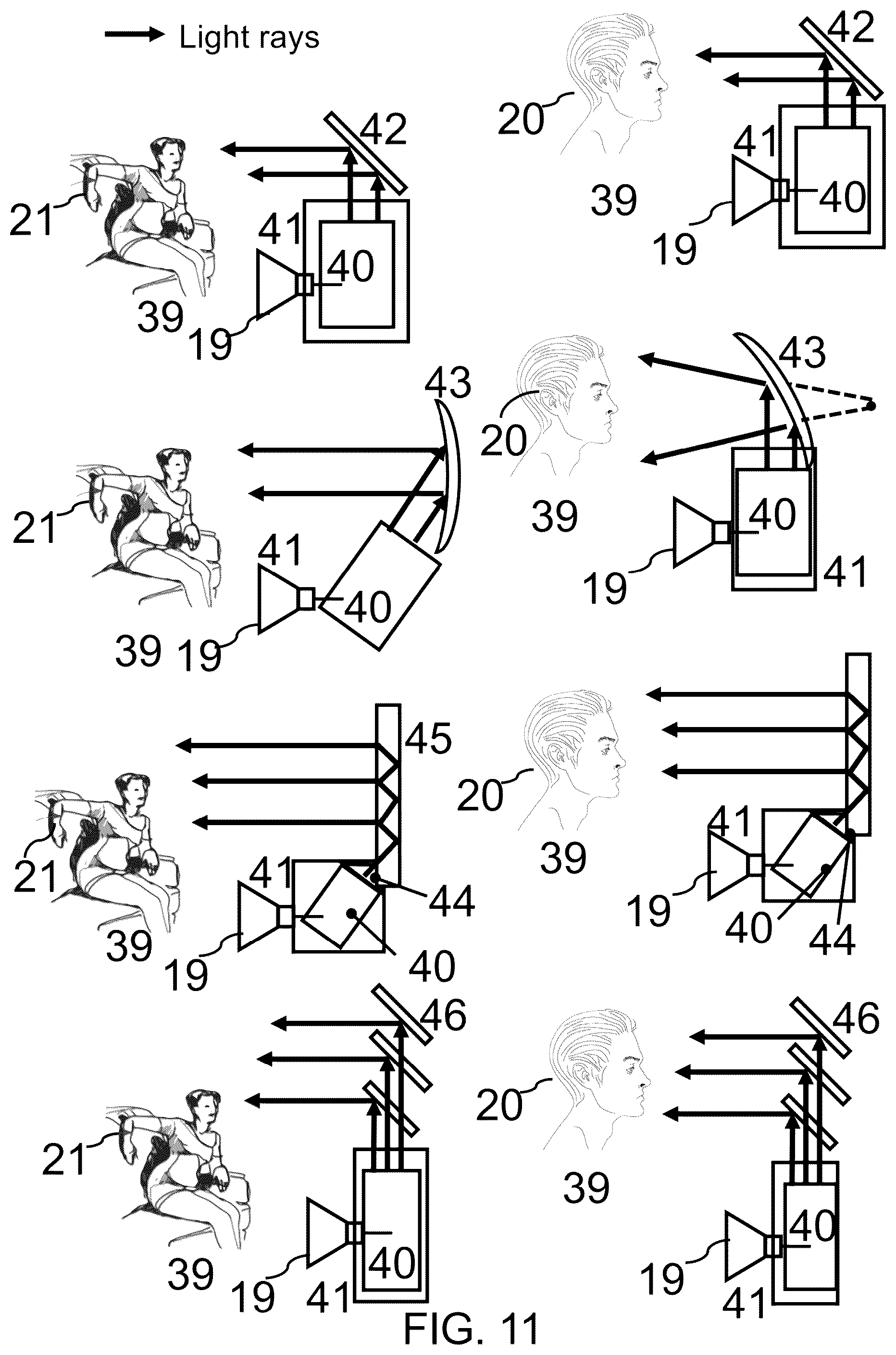 Patent US12360366 Figure 13 – Systems and methods for integrating into a vehicle virtual display systems using field evolving cavities and curved components