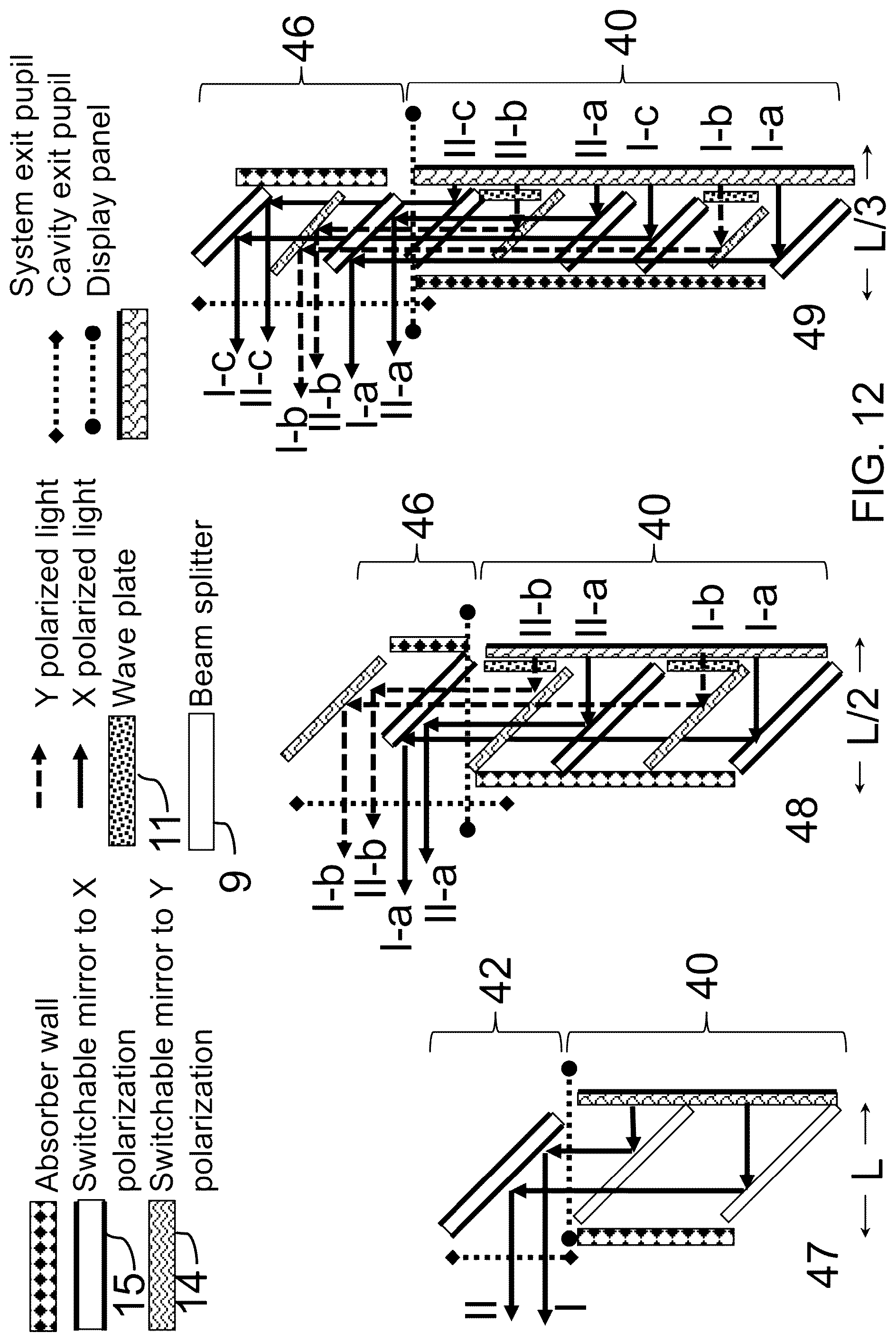Patent US12360366 Figure 14 – Systems and methods for integrating into a vehicle virtual display systems using field evolving cavities and curved components
