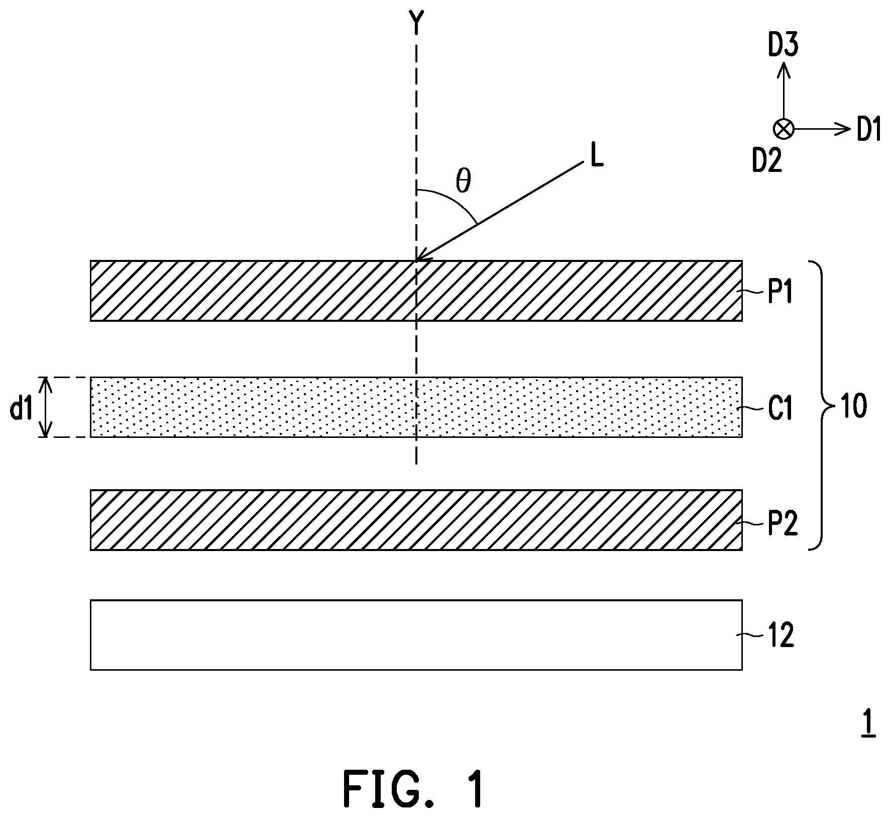 Patent US12360374 Figure 1 – Electronic device