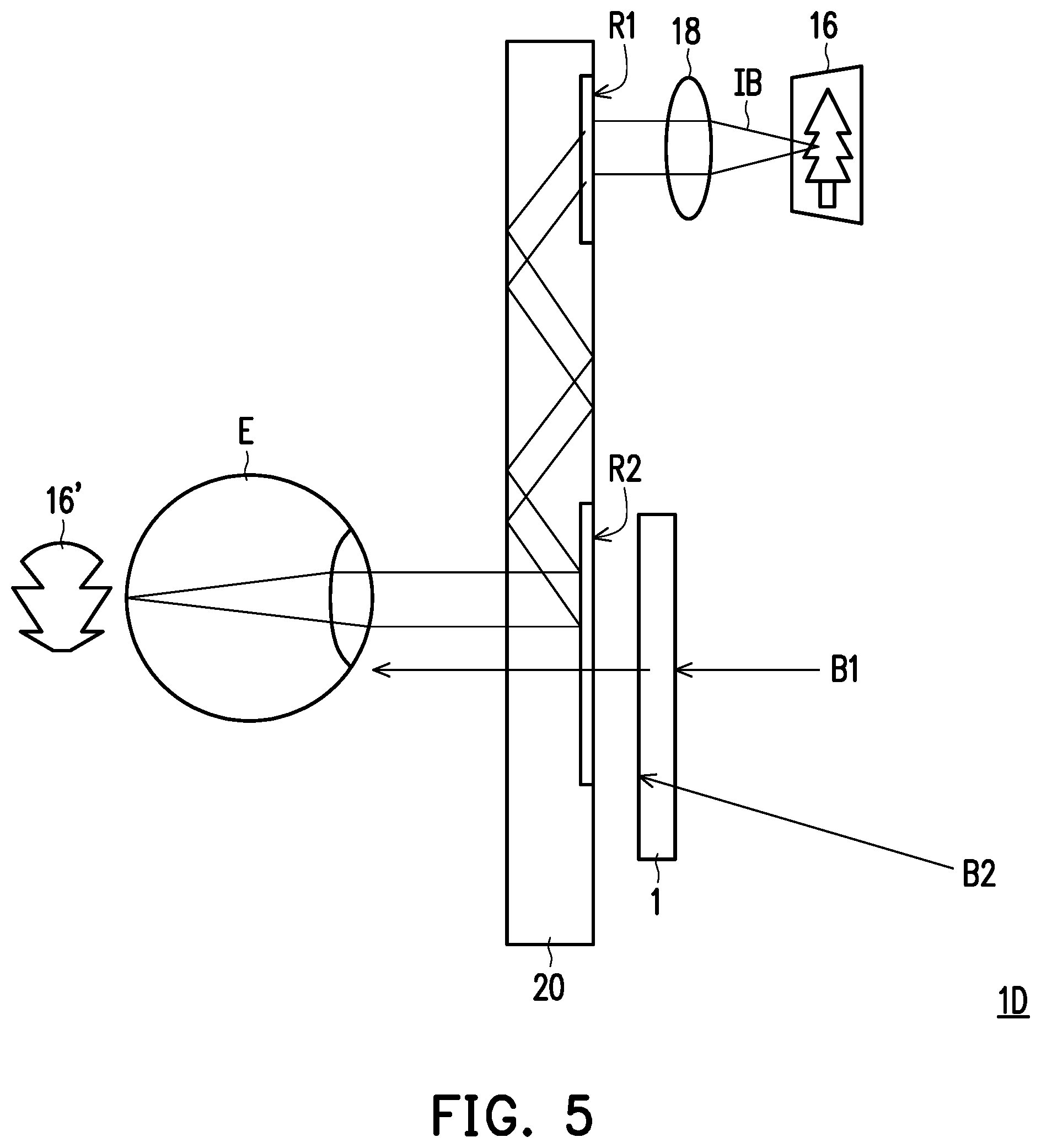 Patent US12360374 Figure 5 – Electronic device