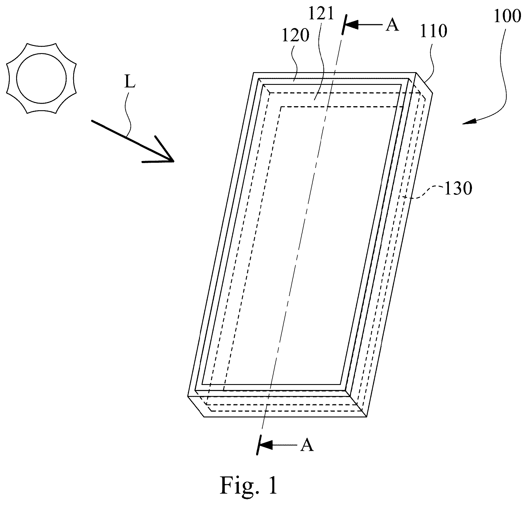 Patent US12360410 Figure 1 – Self-powered display device