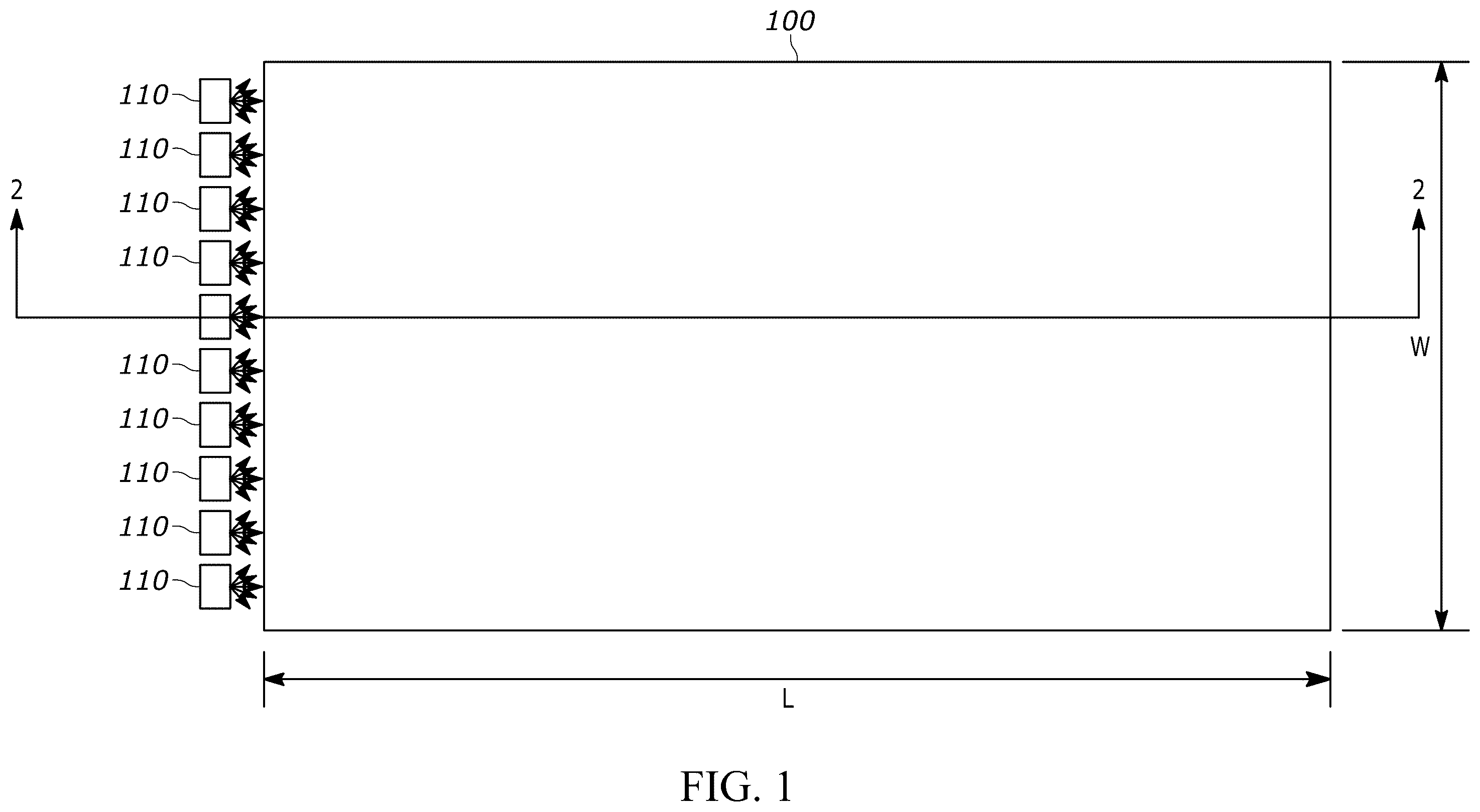 Patent US12360418 Figure 1 – Edge-lit back light unit using prism microstructures