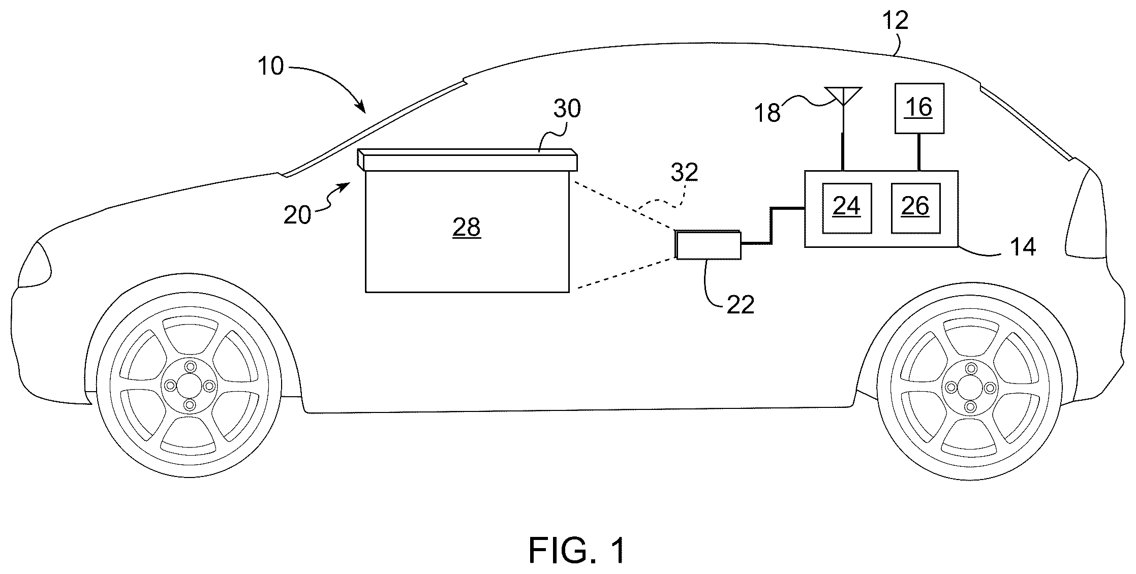 Patent US12360447 Figure 1 – Reconfigurable display system
