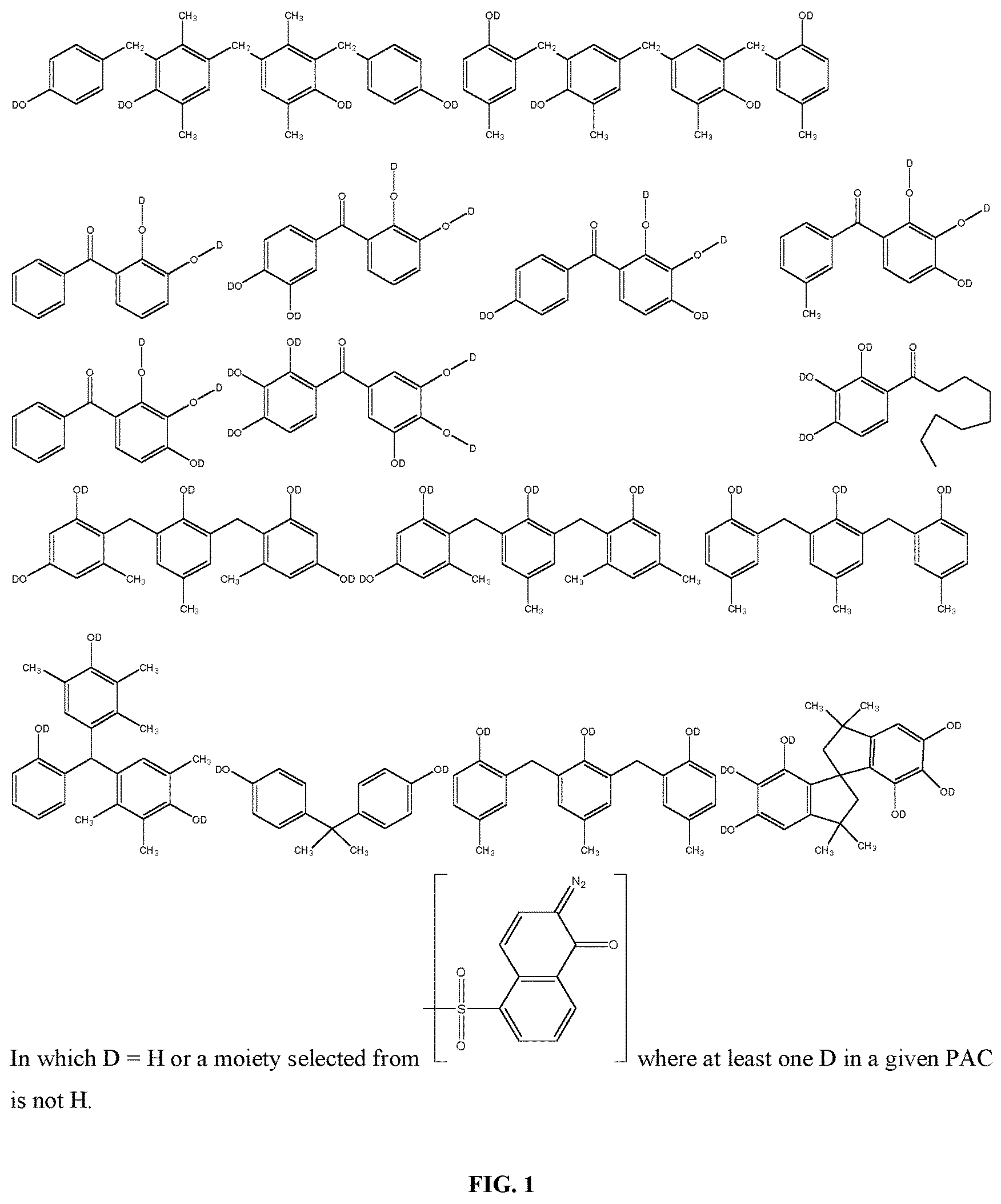 Patent US12360453 Figure 1 – PAG-free positive chemically amplified resist composition and methods of using the same