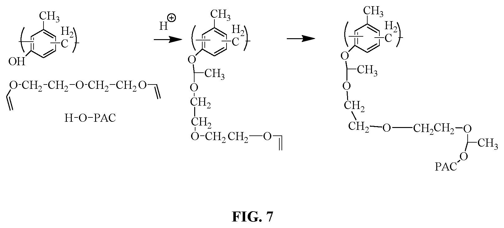 Patent US12360453 Figure 7 – PAG-free positive chemically amplified resist composition and methods of using the same