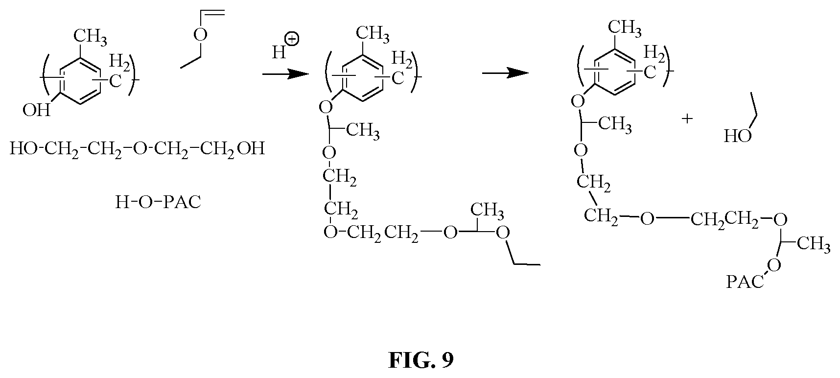 Patent US12360453 Figure 9 – PAG-free positive chemically amplified resist composition and methods of using the same
