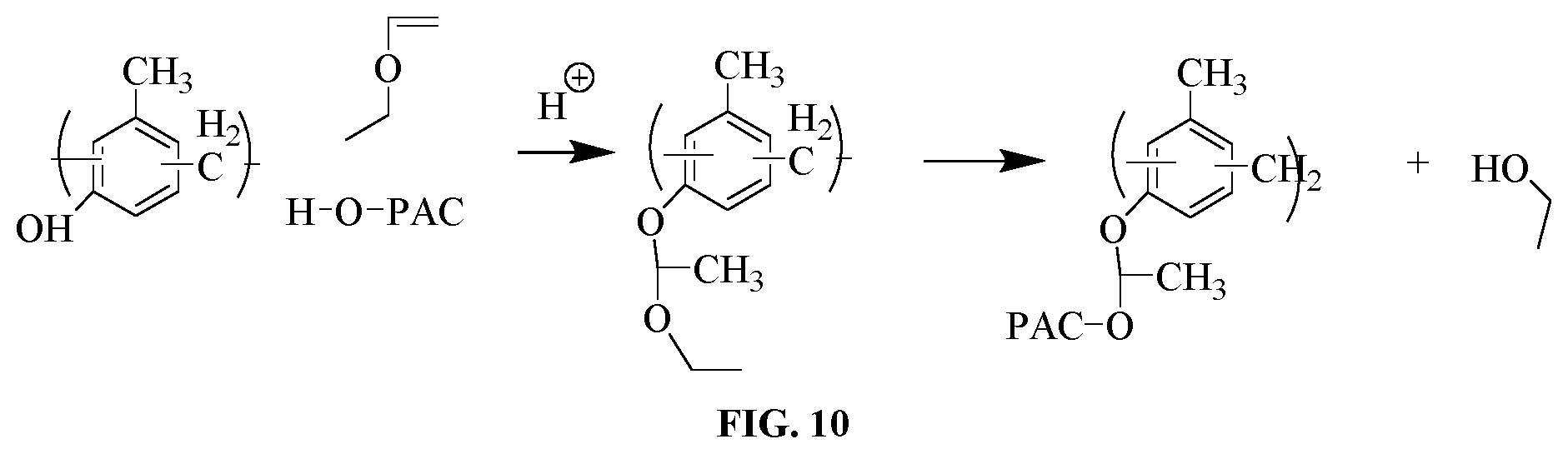 Patent US12360453 Figure 10 – PAG-free positive chemically amplified resist composition and methods of using the same