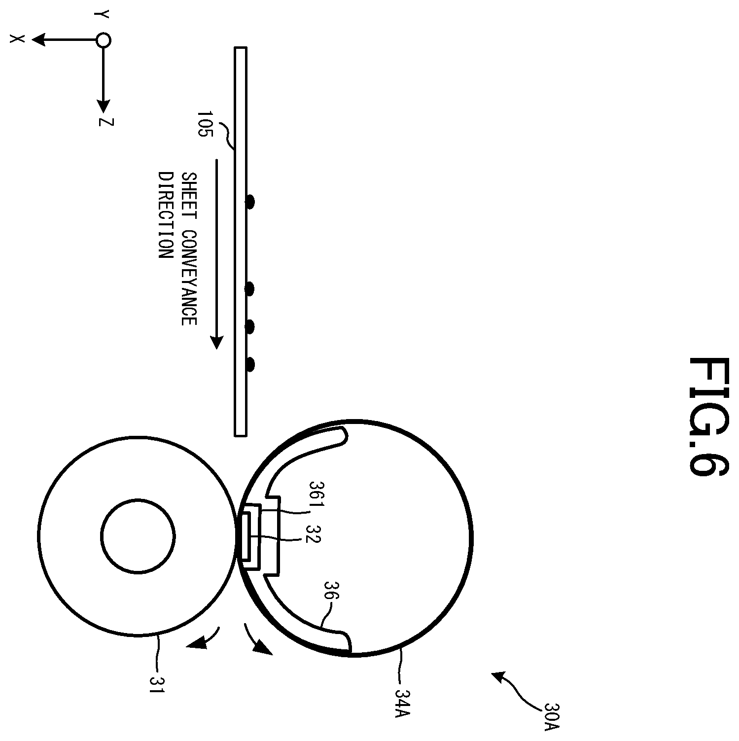 Patent US12360483 Figure 6 – Heater, fixing device, and image forming apparatus