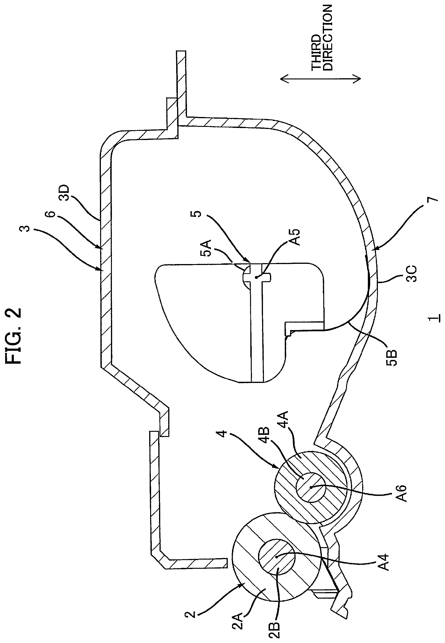 Patent US12360491 Figure 2 – Drum cartridge and developing cartridge capable of suppressing variation in position of electrical contact surface