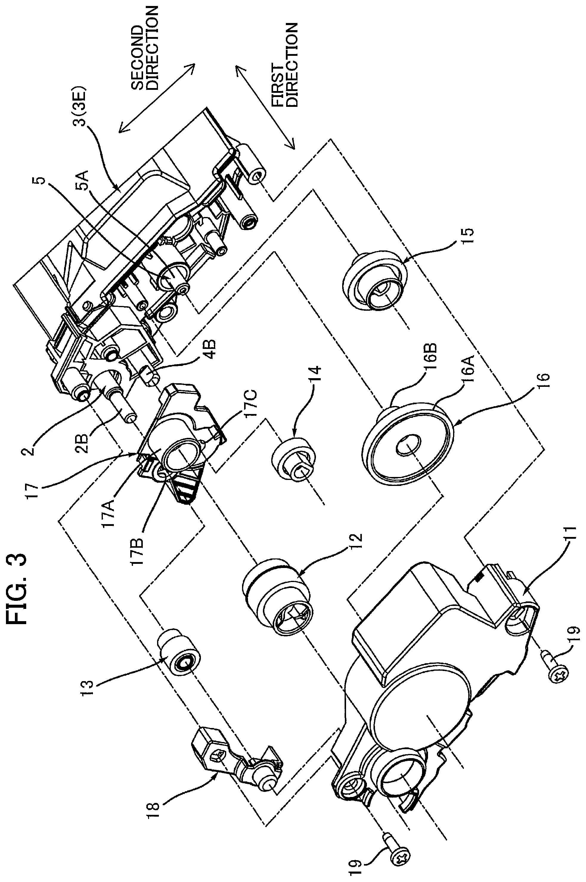 Patent US12360491 Figure 3 – Drum cartridge and developing cartridge capable of suppressing variation in position of electrical contact surface