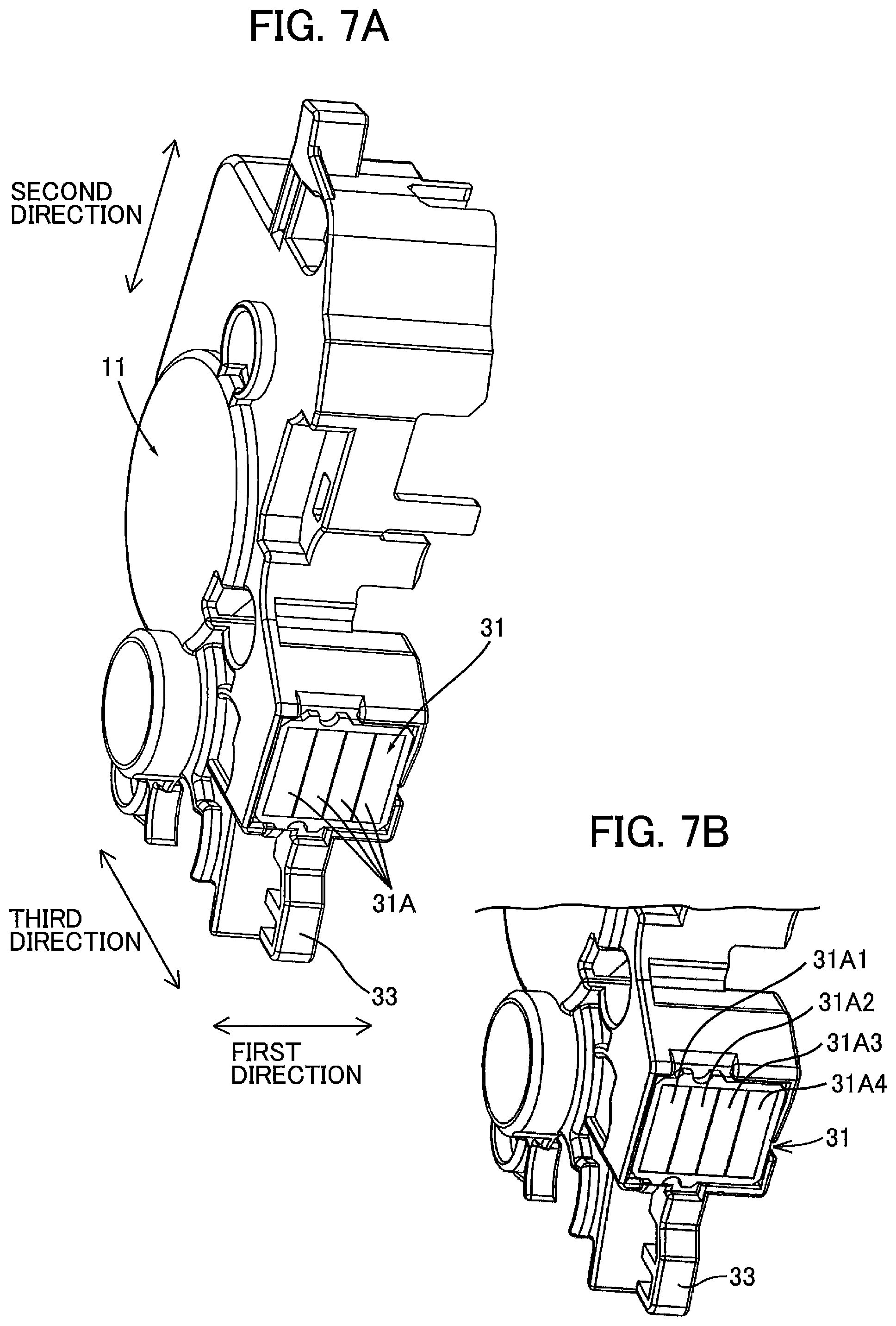 Patent US12360491 Figure 7 – Drum cartridge and developing cartridge capable of suppressing variation in position of electrical contact surface