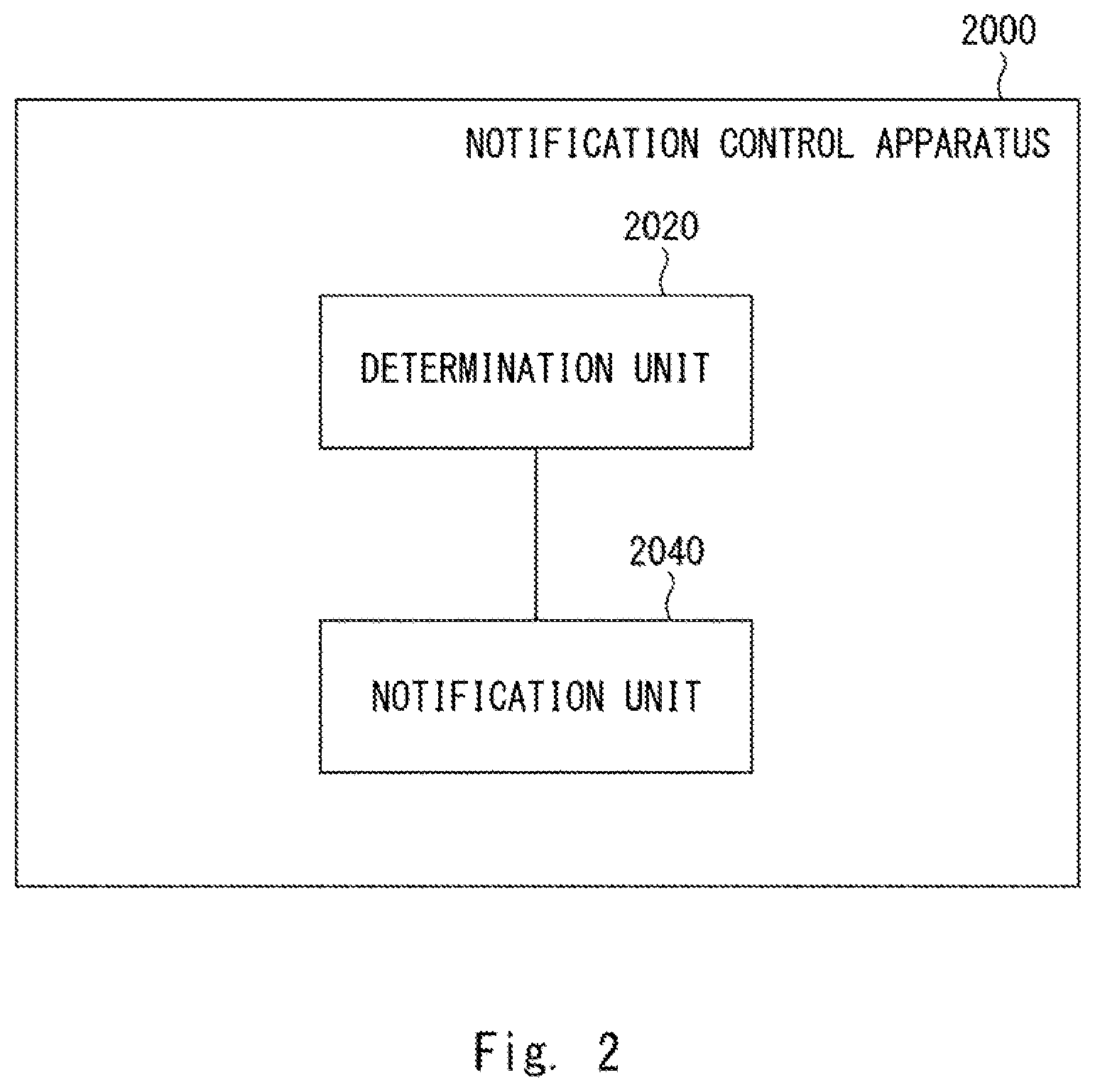 Patent US12360530 Figure 2 – Notification control apparatus, control method, and computer readable medium