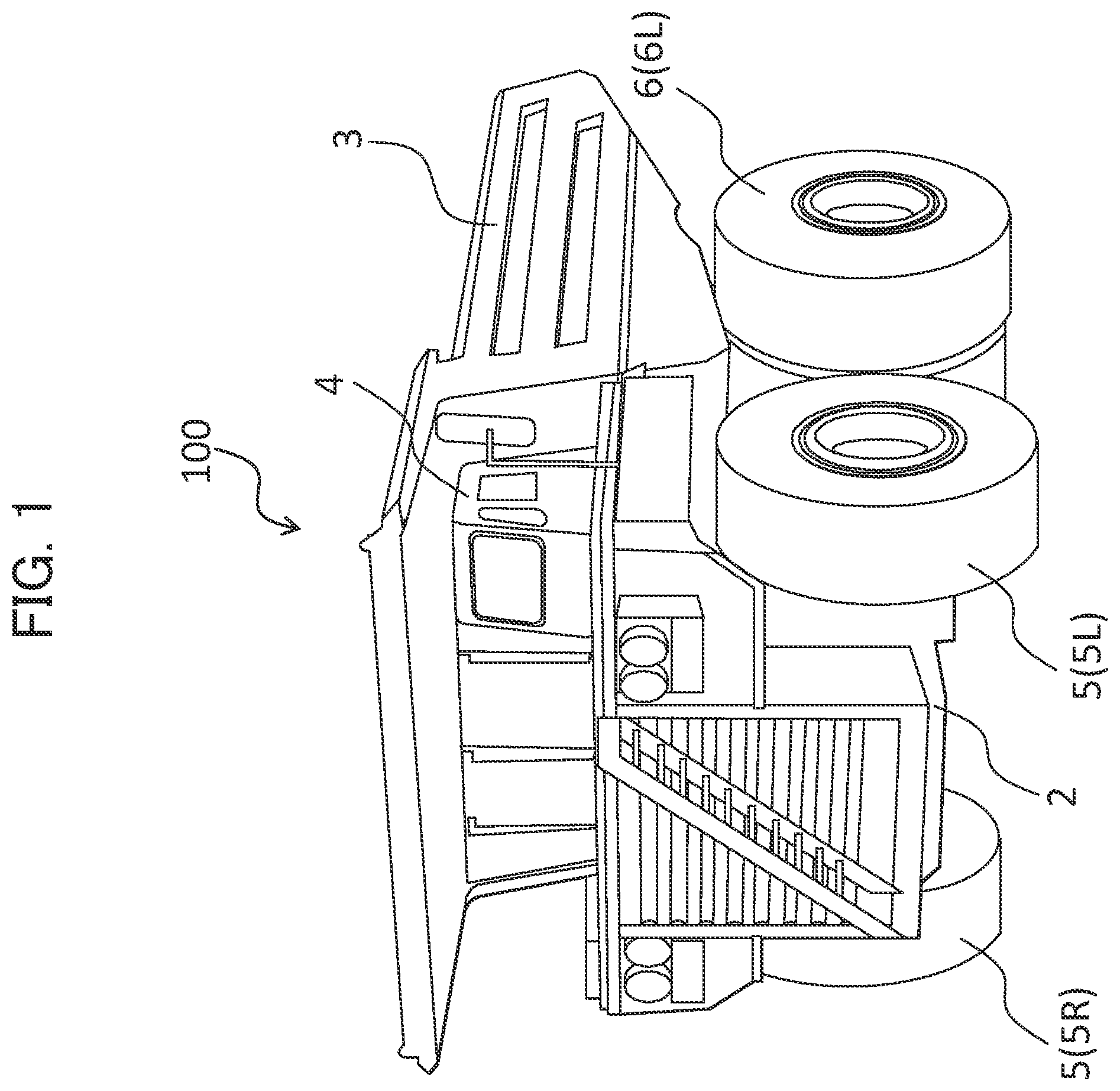 Patent US12360534 Figure 1 – Control system of dump truck
