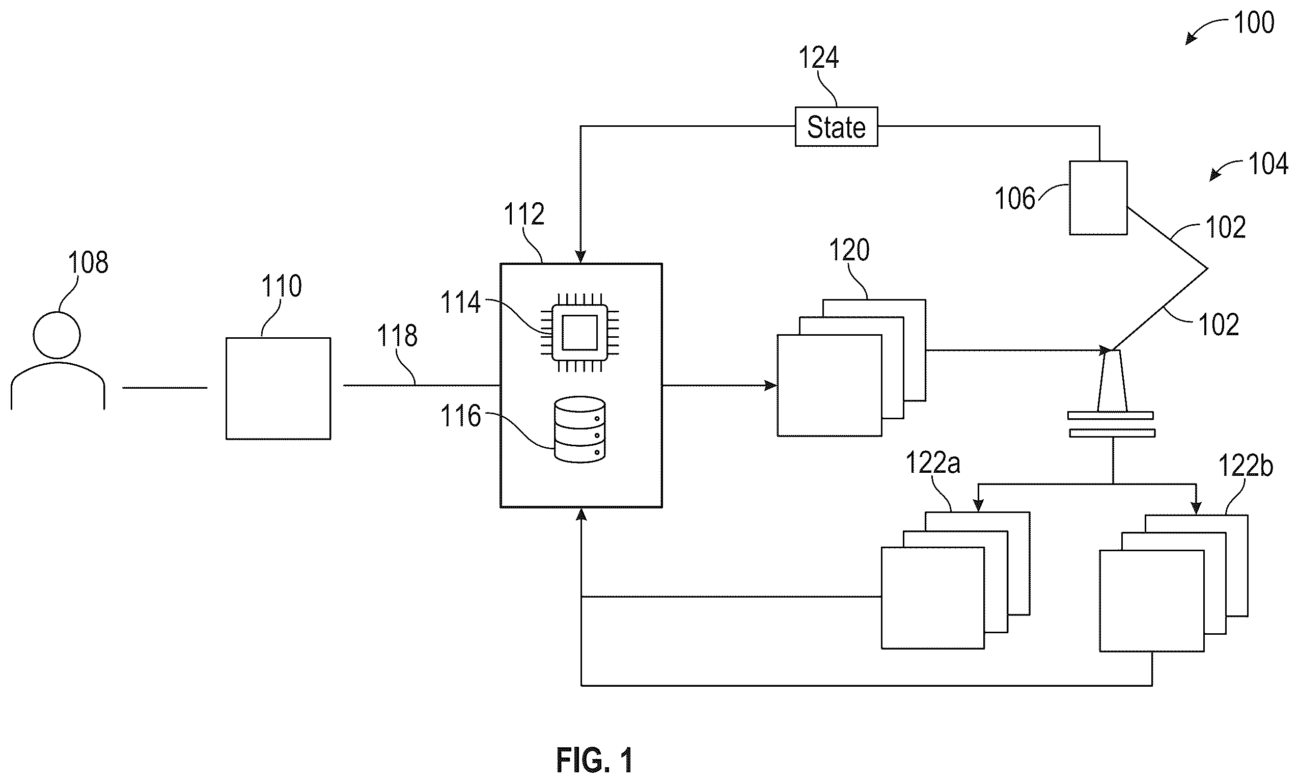 Patent US12360538 Figure 1 – Operations of articulating boom assemblies