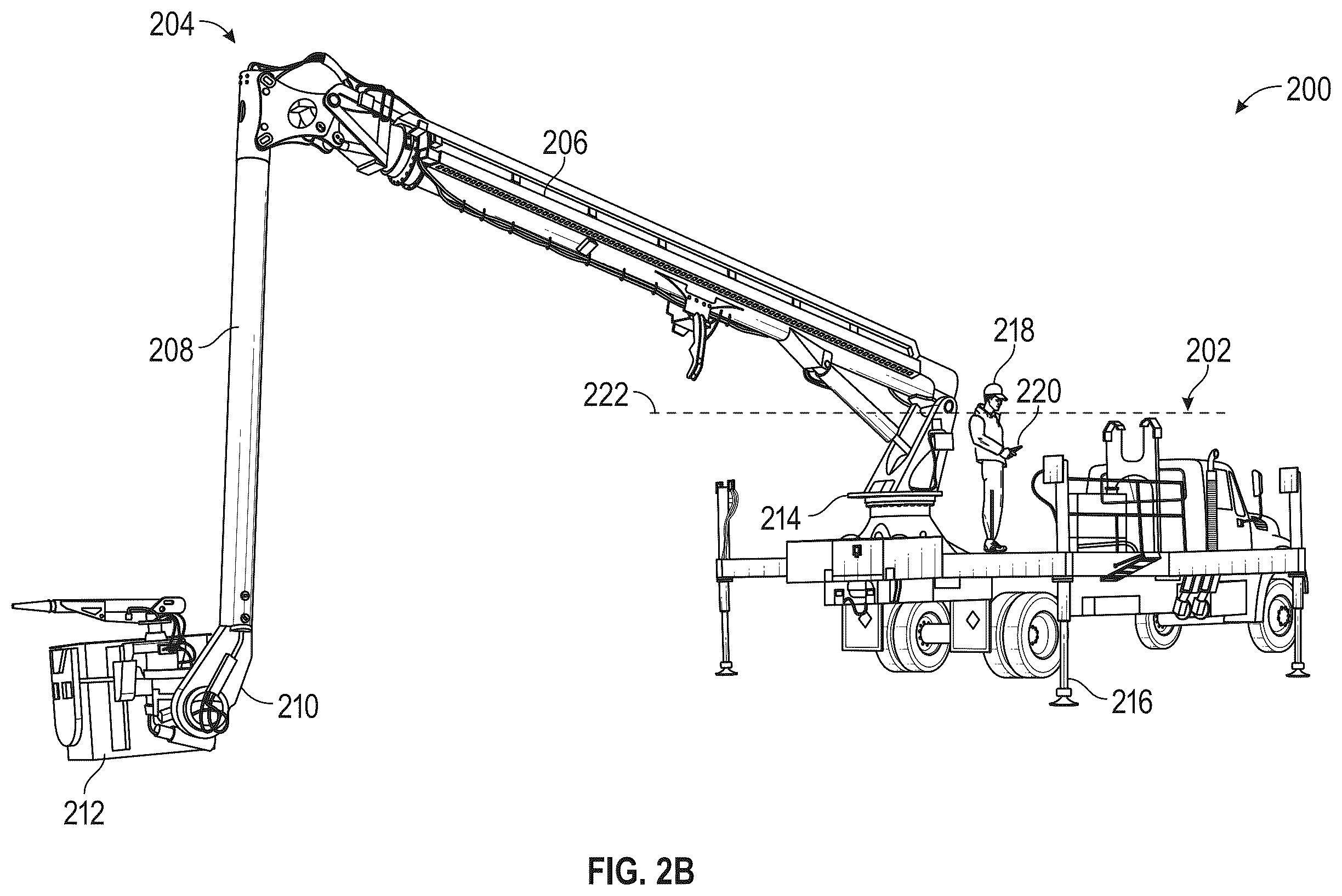 Patent US12360538 Figure 3 – Operations of articulating boom assemblies