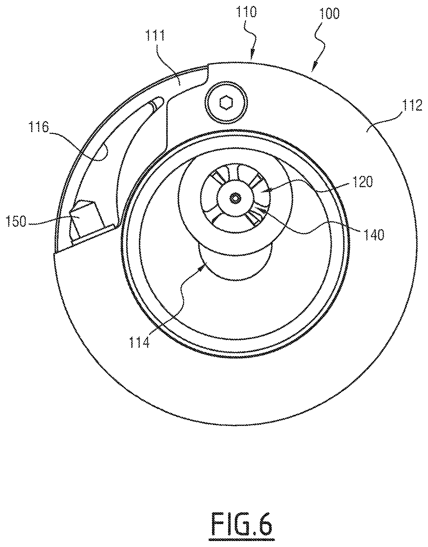 Patent US12360539 Figure 6 – Instrumented device for a mixing valve, as well as a mixing valve comprising such an instrumented device