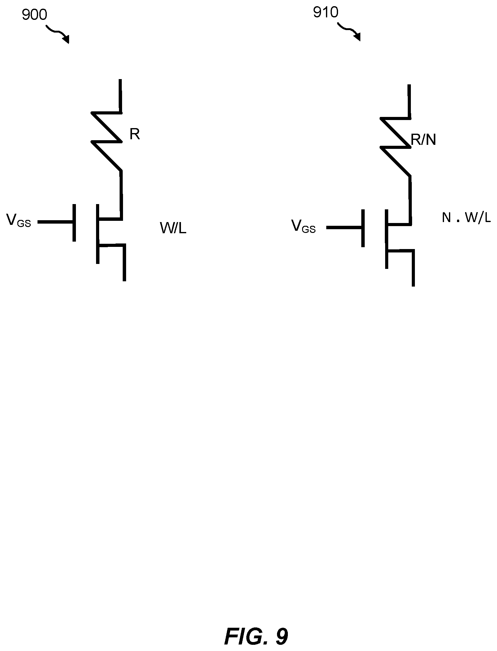 Patent US12360542 Figure 9 – Bias current with hybrid temperature profile