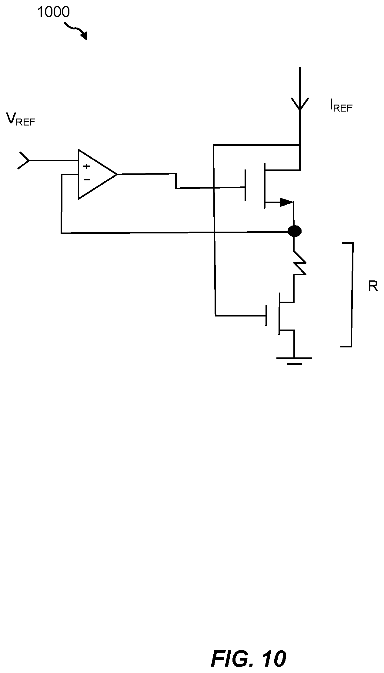 Patent US12360542 Figure 10 – Bias current with hybrid temperature profile