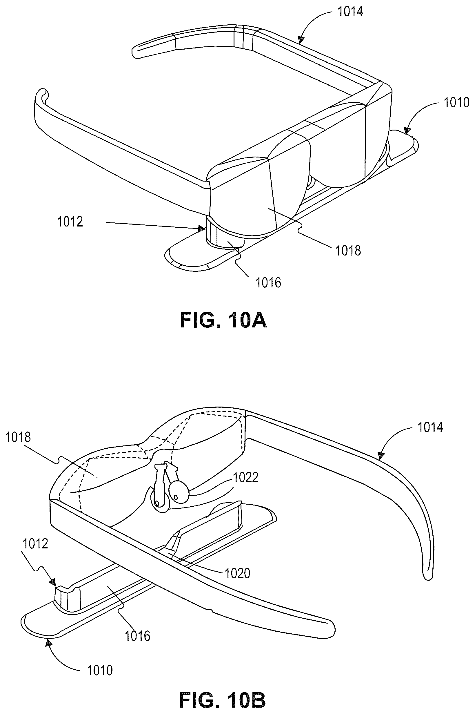 Patent US12360558 Figure 10 – Altering display of virtual content based on mobility status change
