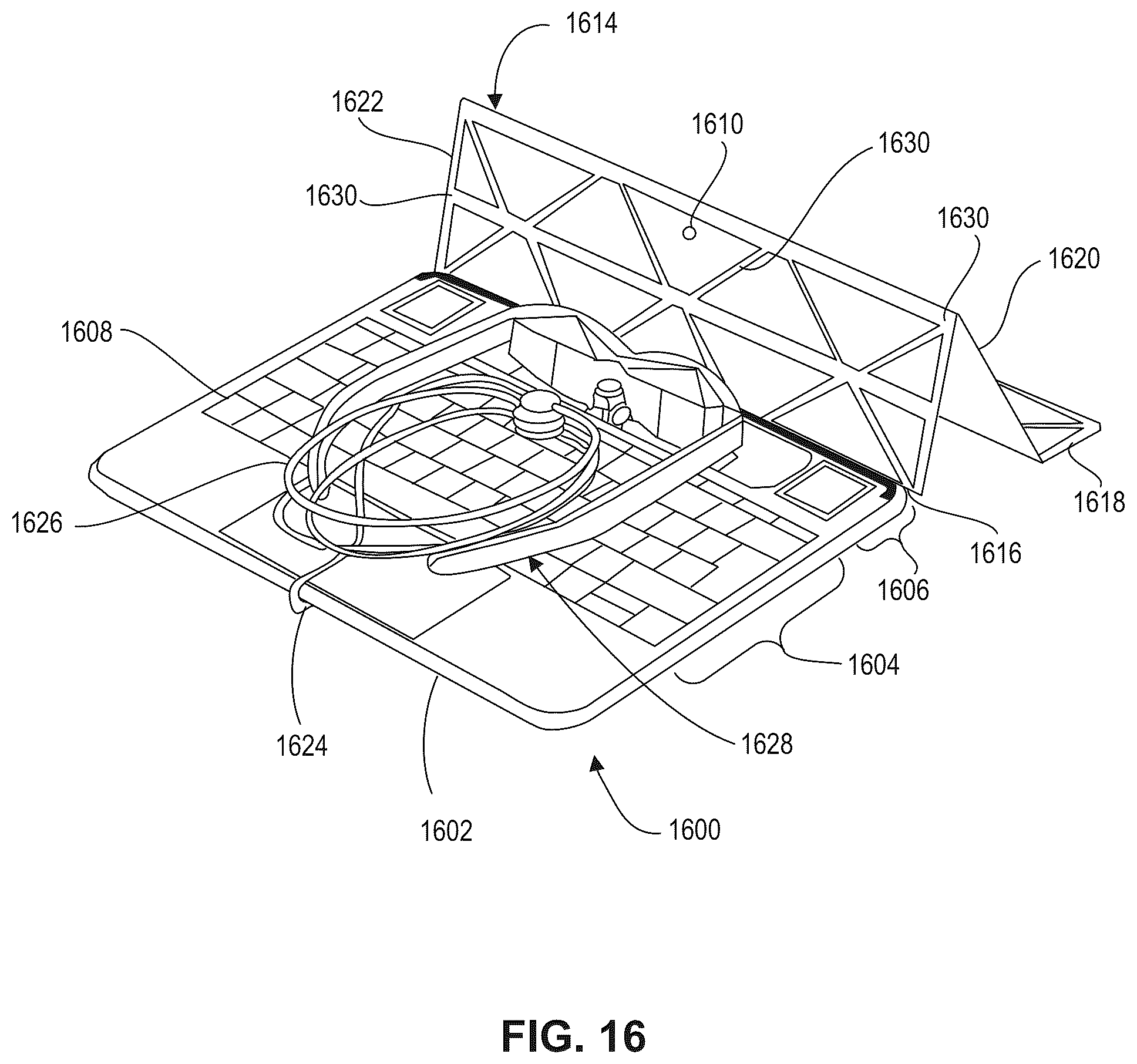 Patent US12360558 Figure 16 – Altering display of virtual content based on mobility status change