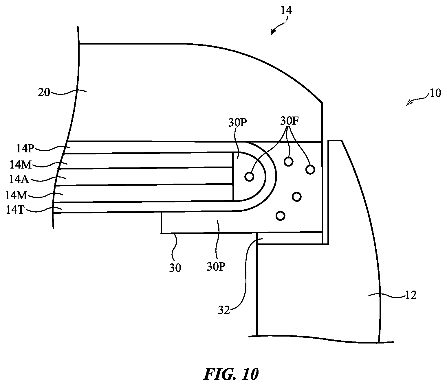 Patent US12360567 Figure 8 – Electronic devices with molded display mounting structures