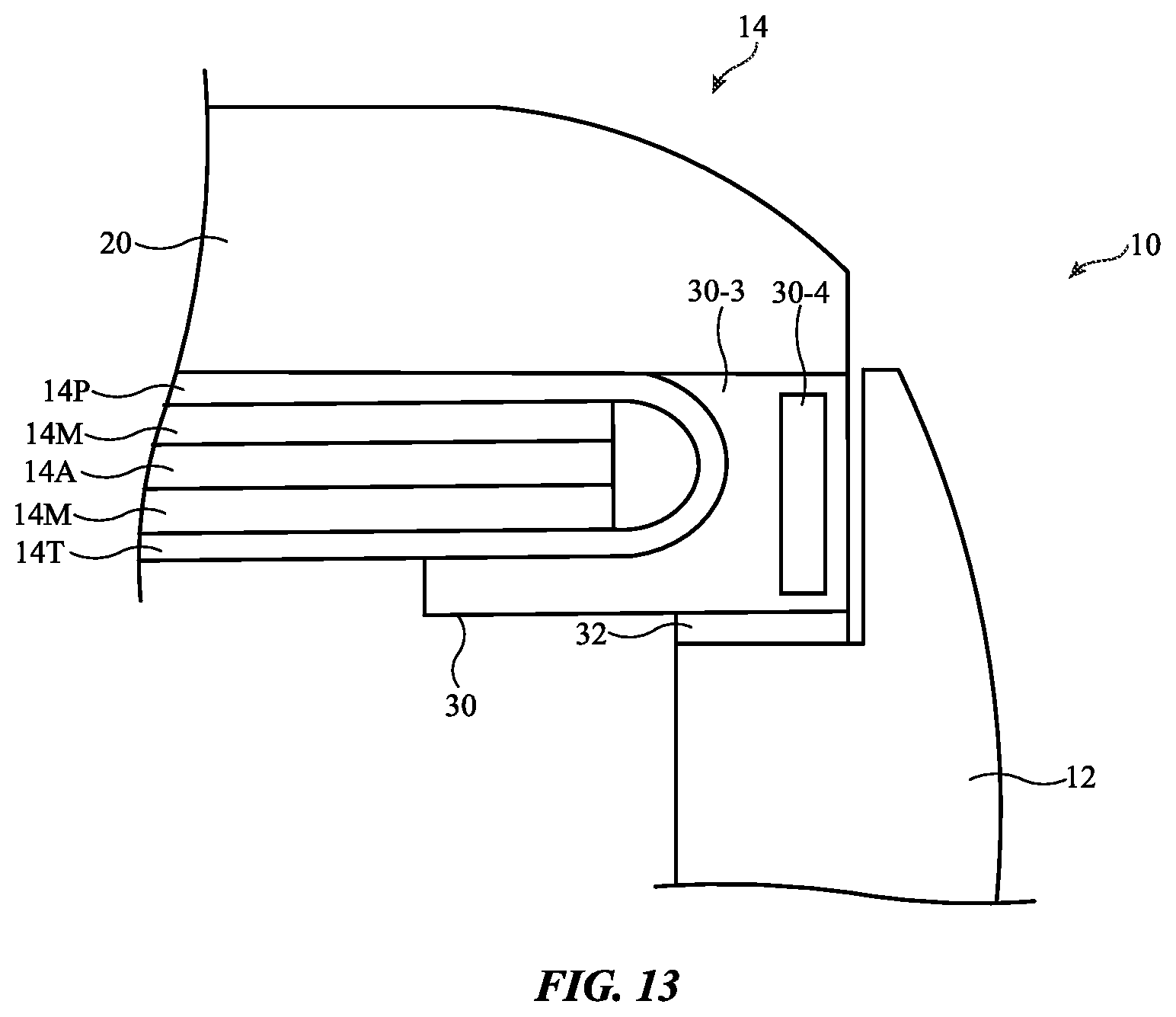 Patent US12360567 Figure 11 – Electronic devices with molded display mounting structures