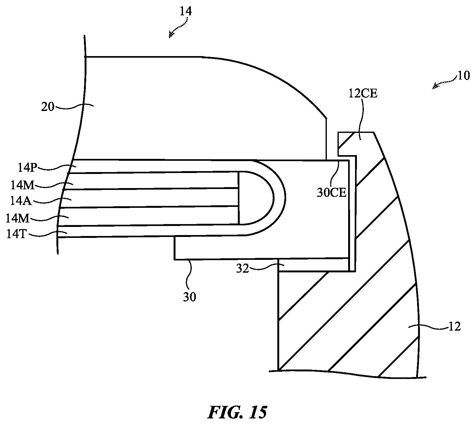 Patent US12360567 Figure 13 – Electronic devices with molded display mounting structures