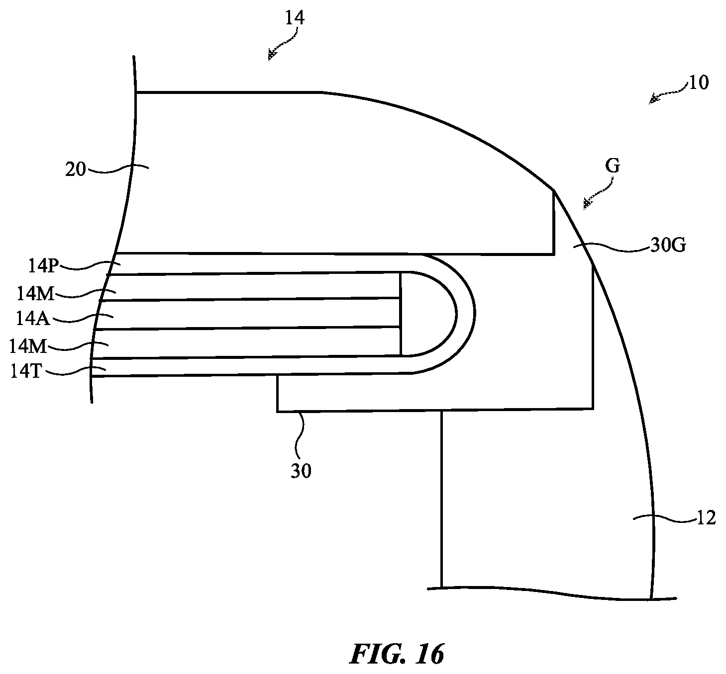 Patent US12360567 Figure 14 – Electronic devices with molded display mounting structures