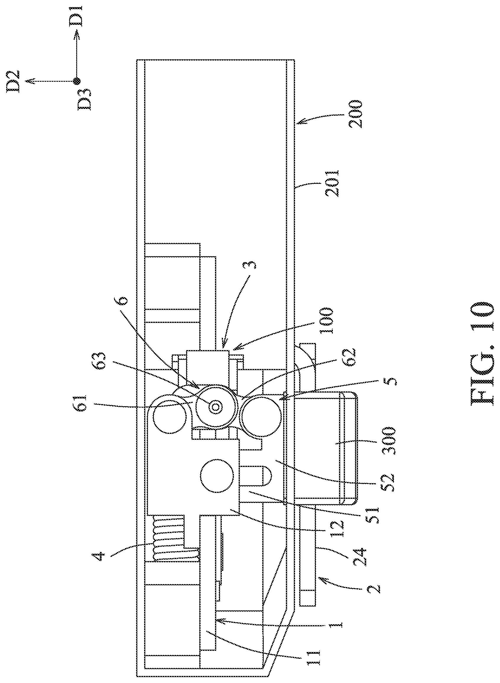 Patent US12360576 Figure 10 – Rotating shaft device