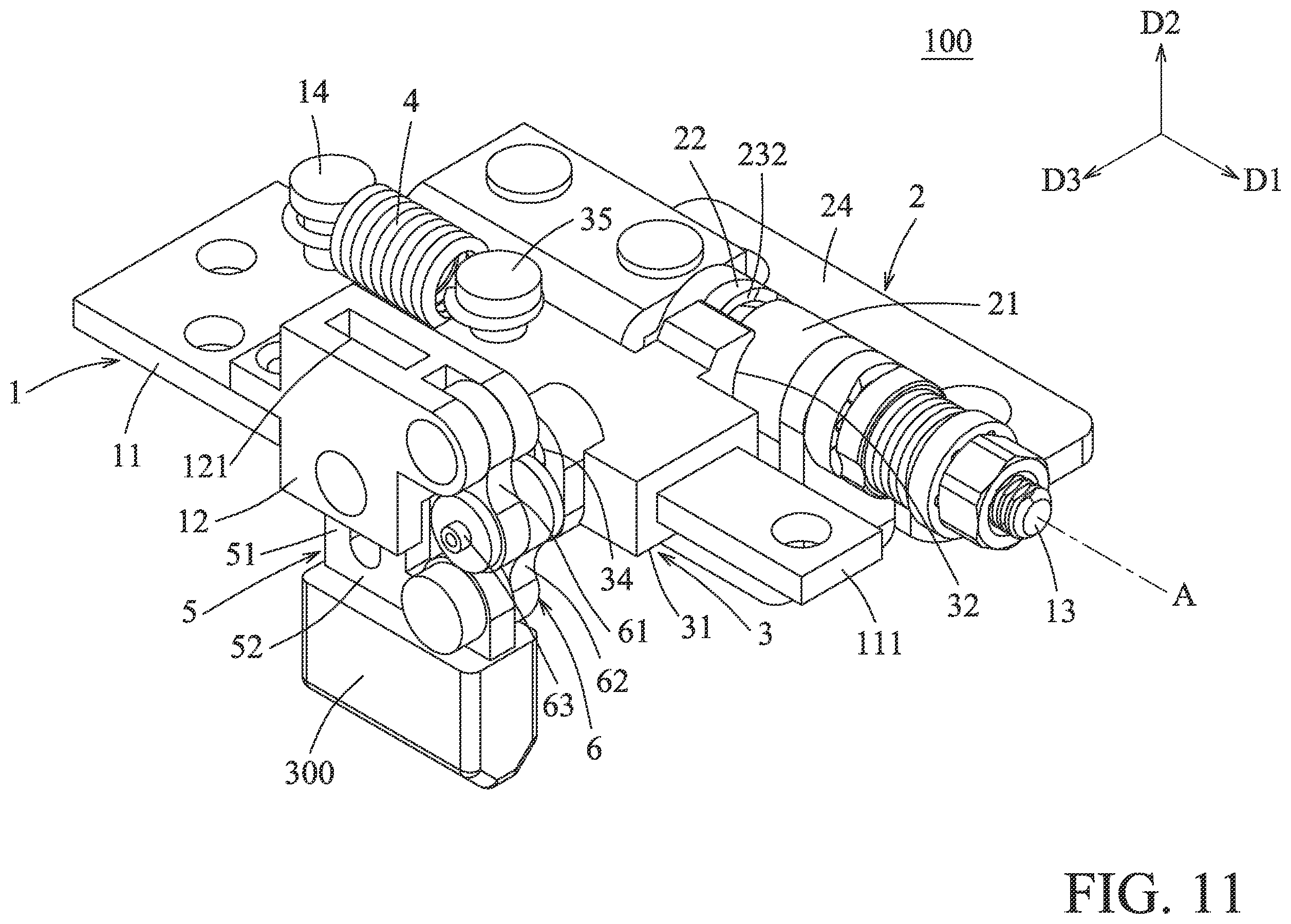 Patent US12360576 Figure 11 – Rotating shaft device