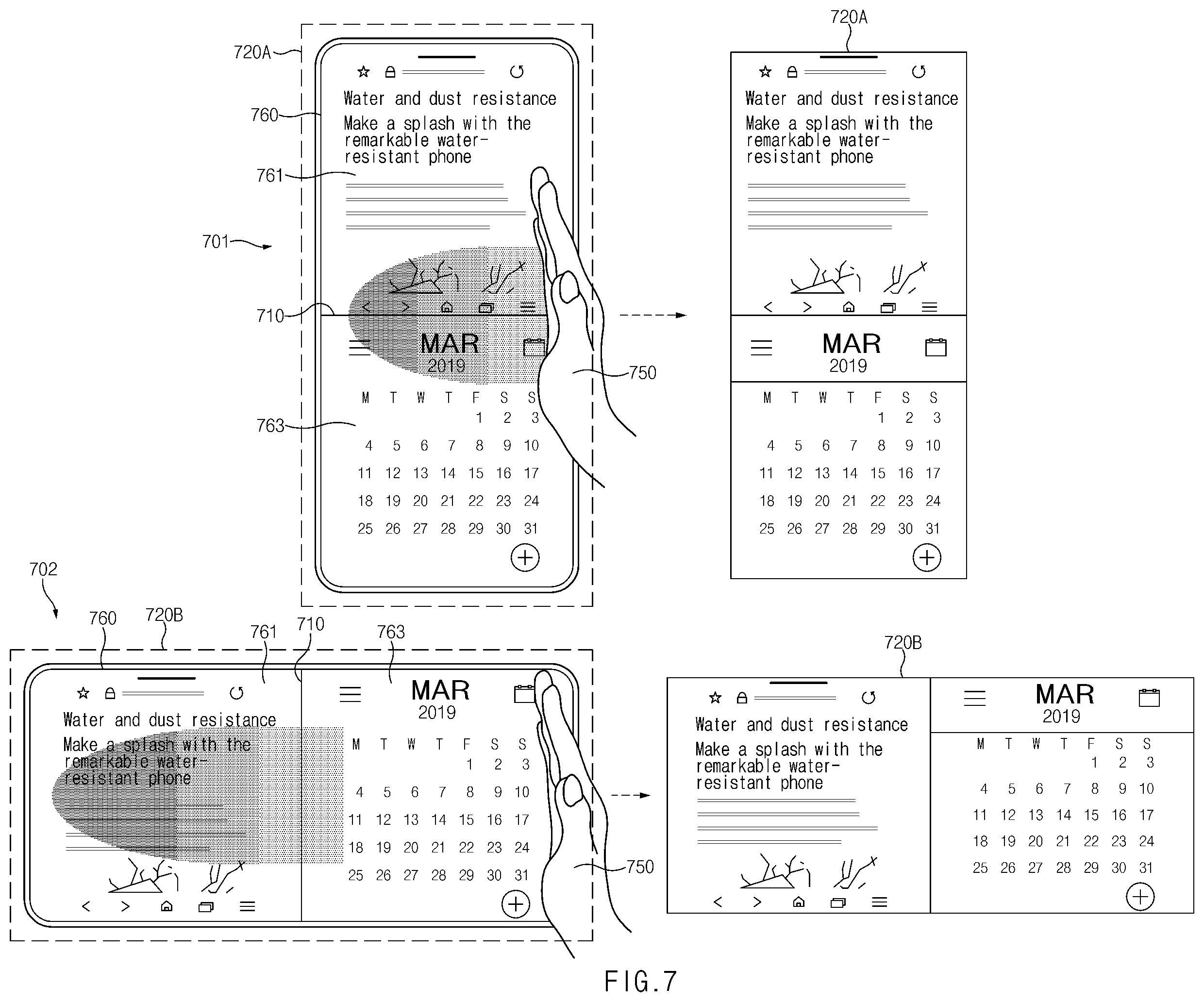 Patent US12360577 Figure 7 – Image capture method and electronic device therefor