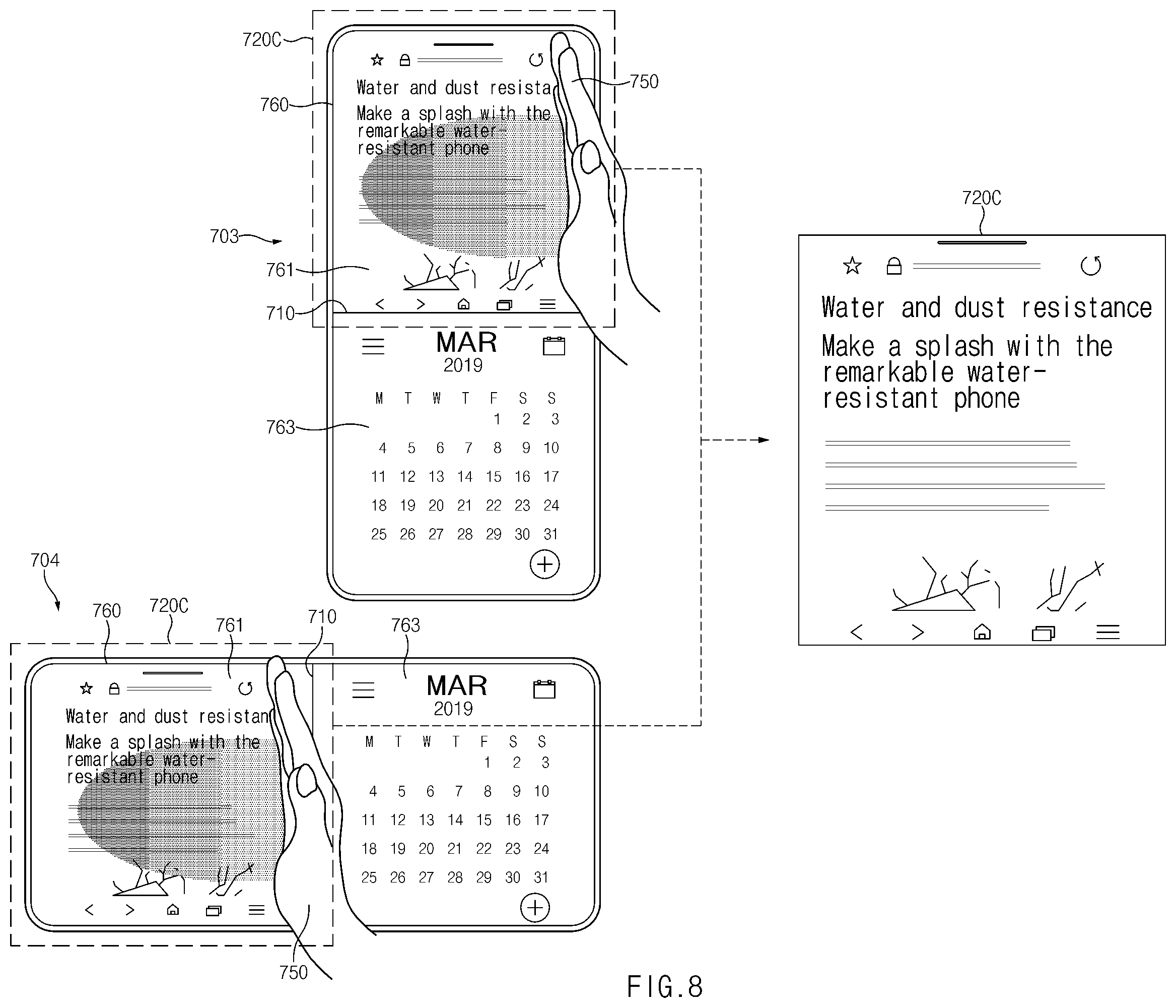 Patent US12360577 Figure 8 – Image capture method and electronic device therefor