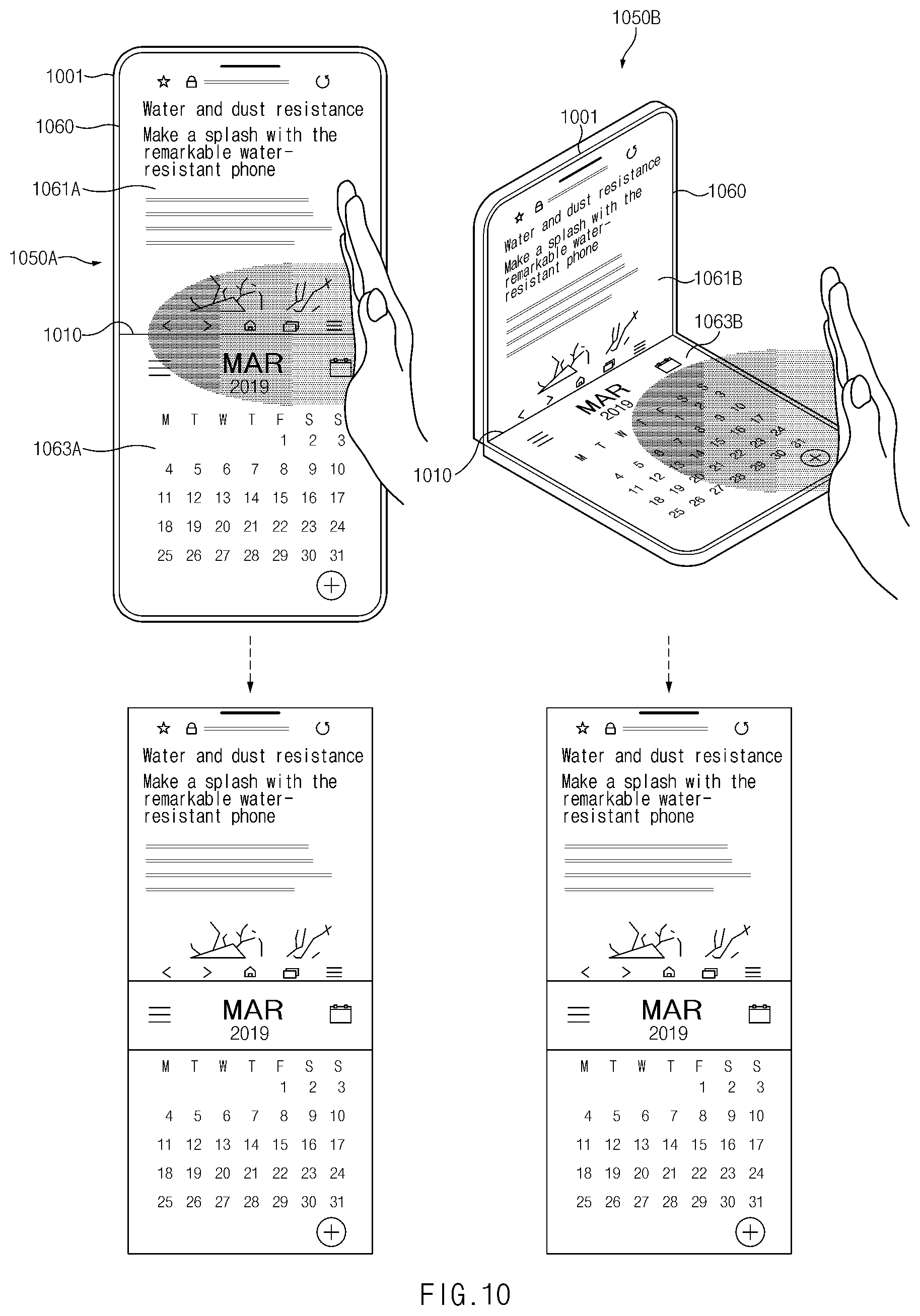 Patent US12360577 Figure 10 – Image capture method and electronic device therefor