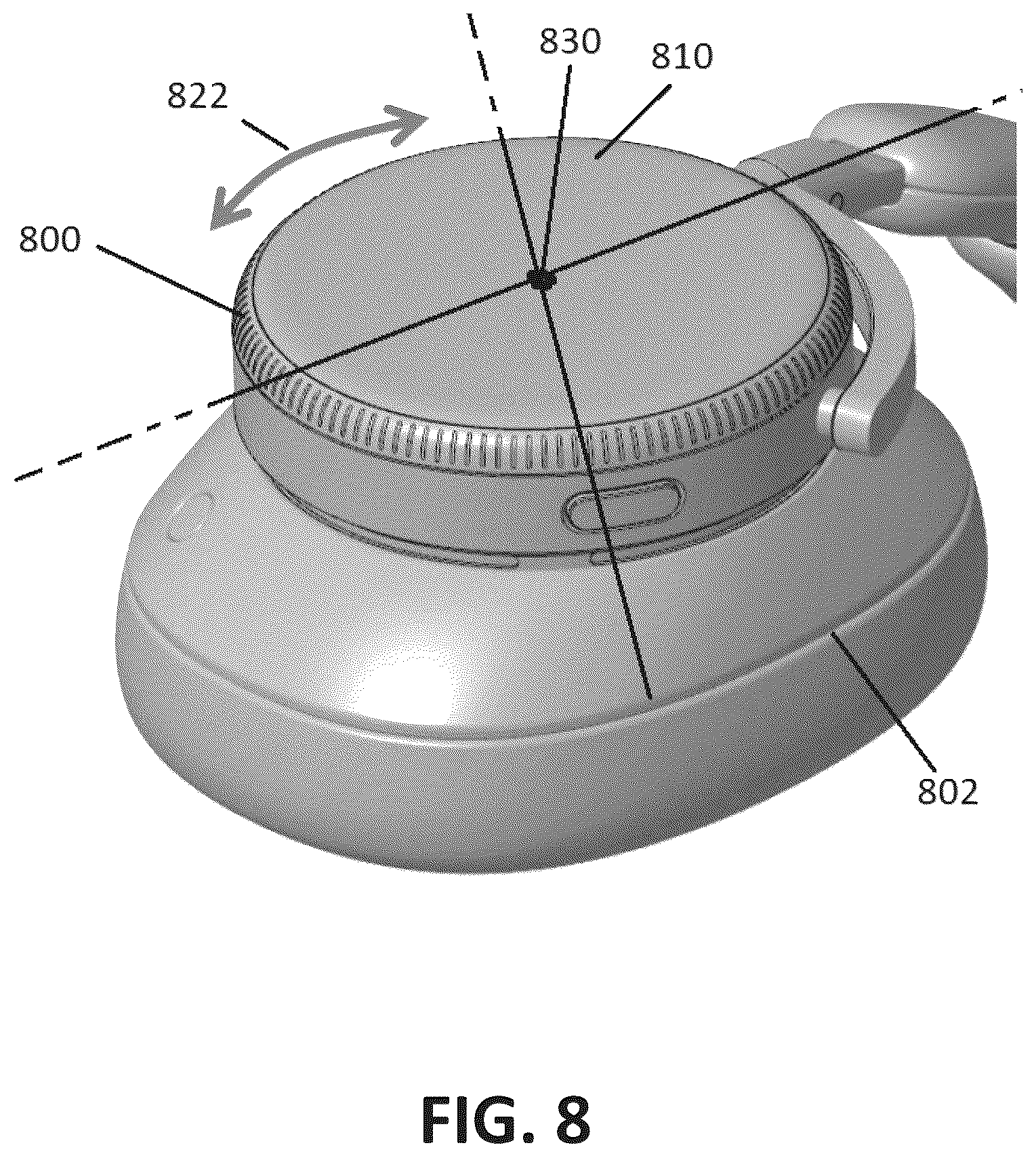 Patent US12360598 Figure 8 – Systems and methods for magnetic haptic feedback