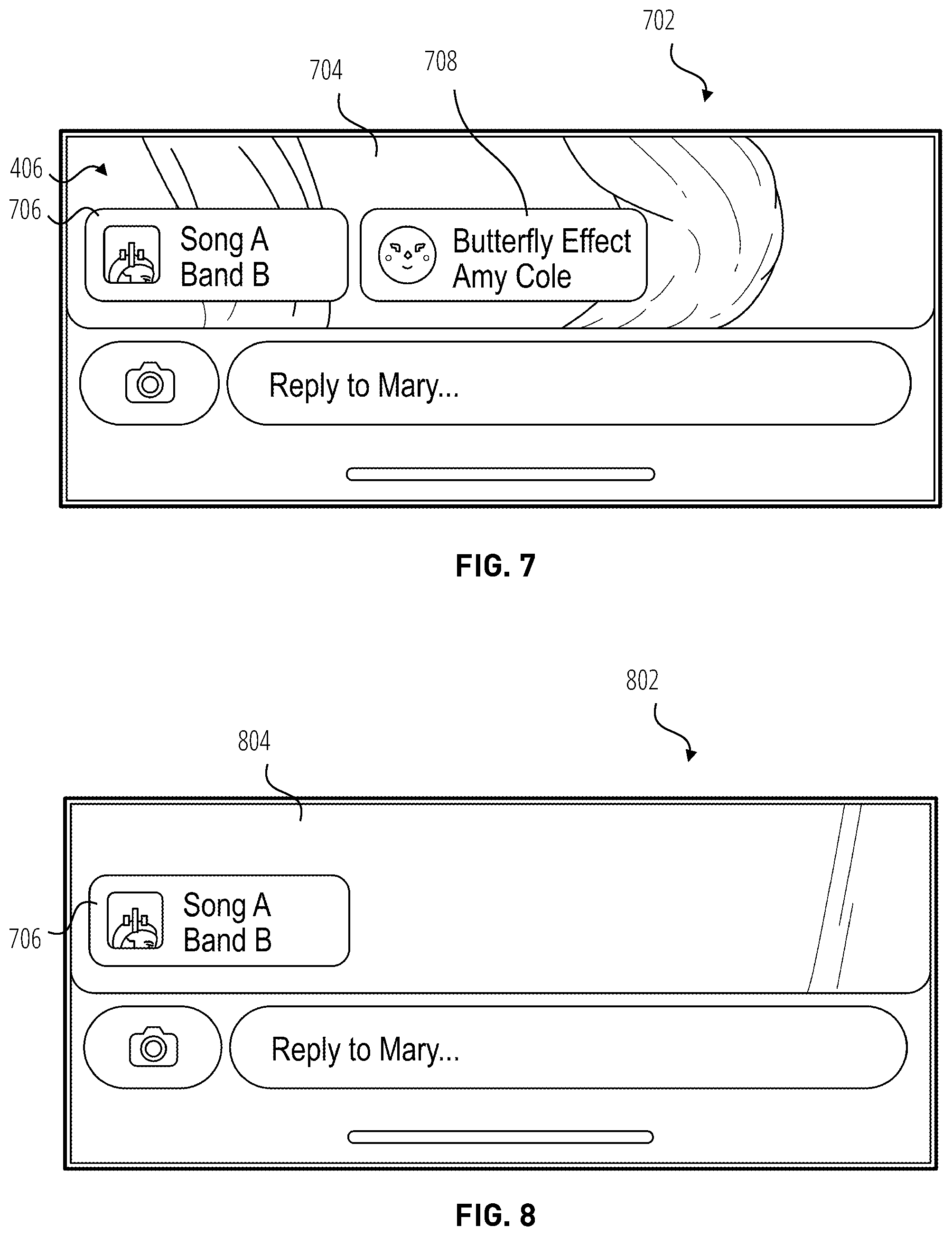 Patent US12360649 Figure 7 – Context cards for media supplementation